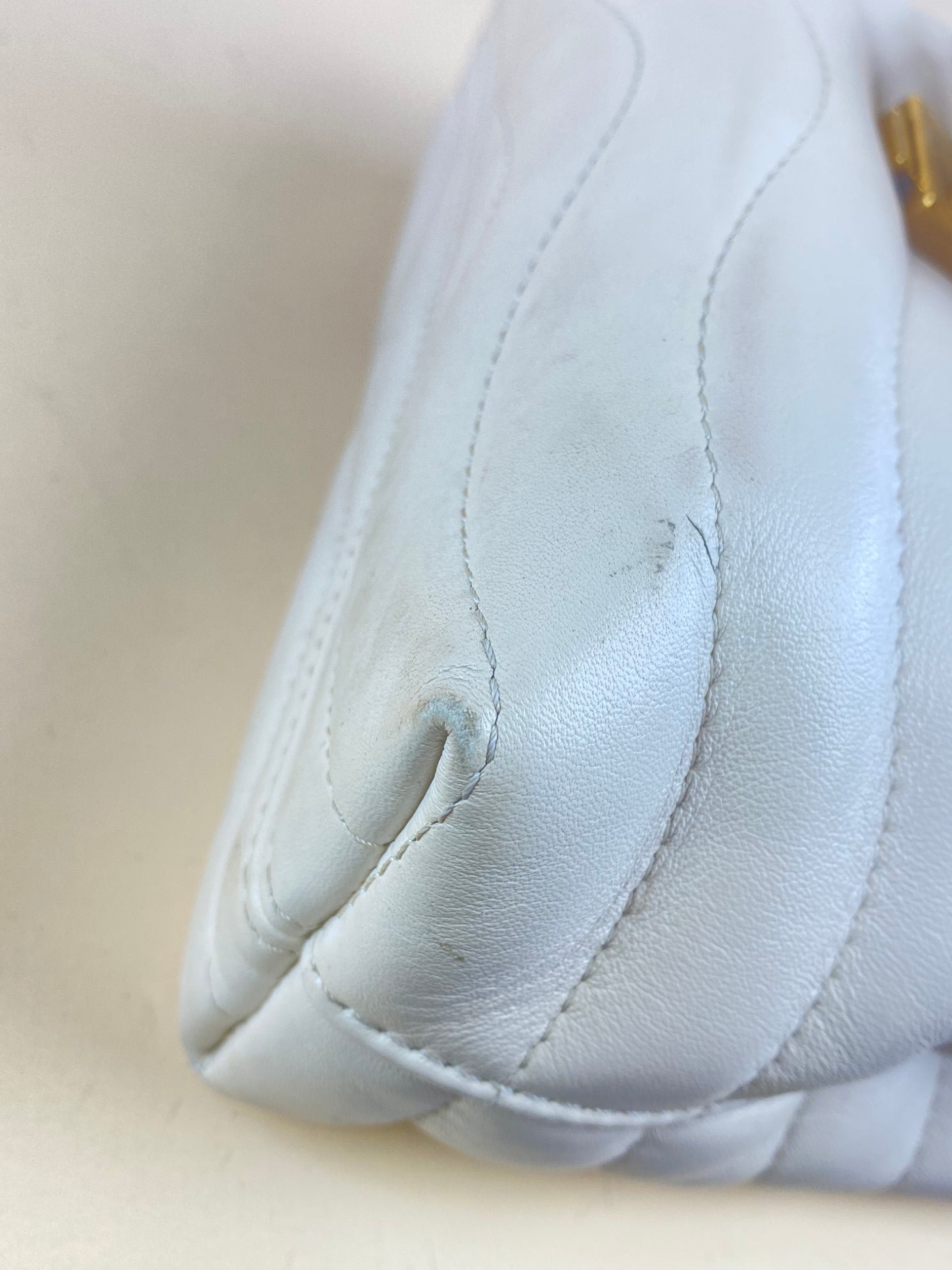 Louis Vuitton Beige Hold Me New Wave Top Handle Bag