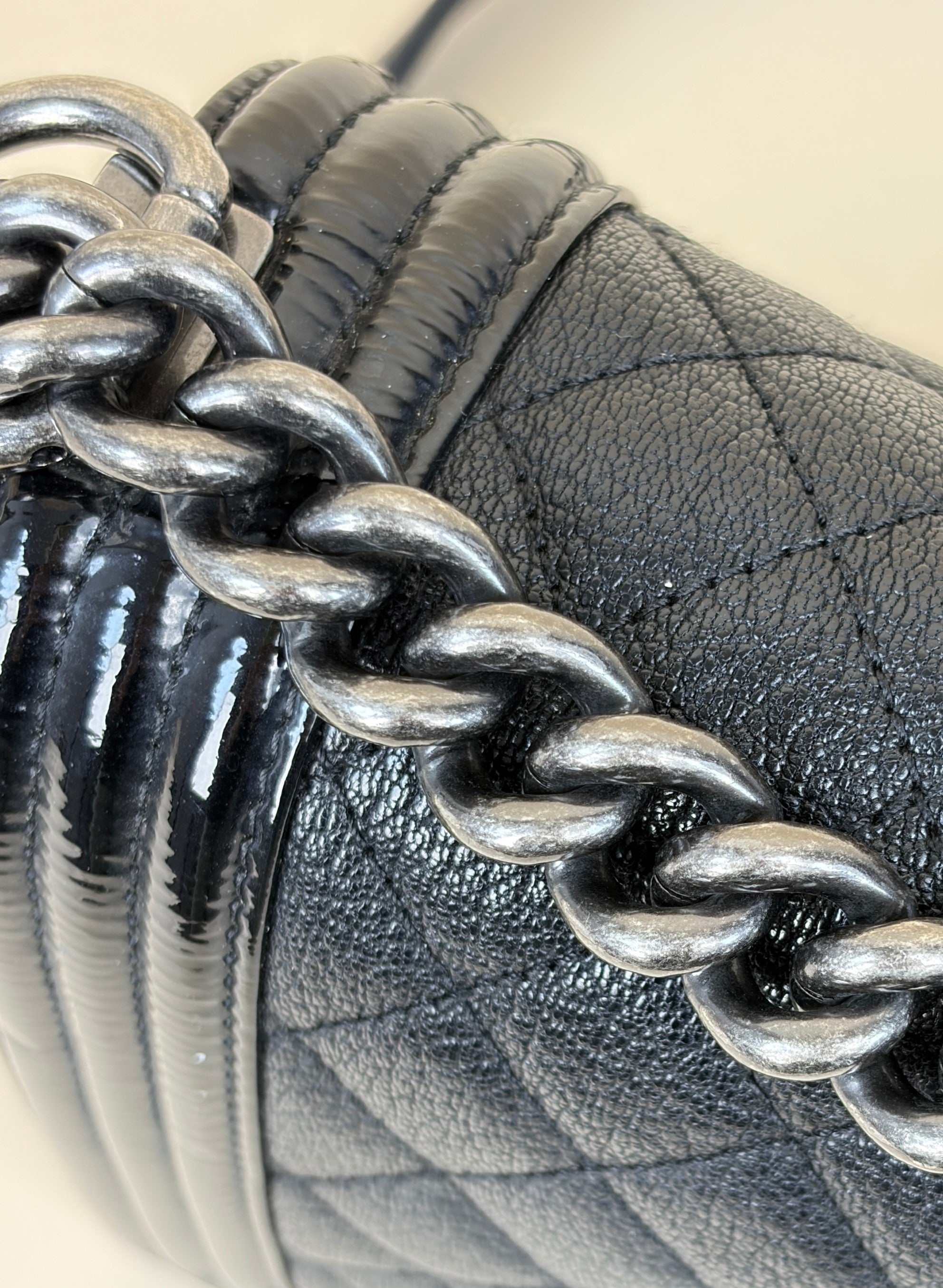 Chanel Black Boy Medium Bag