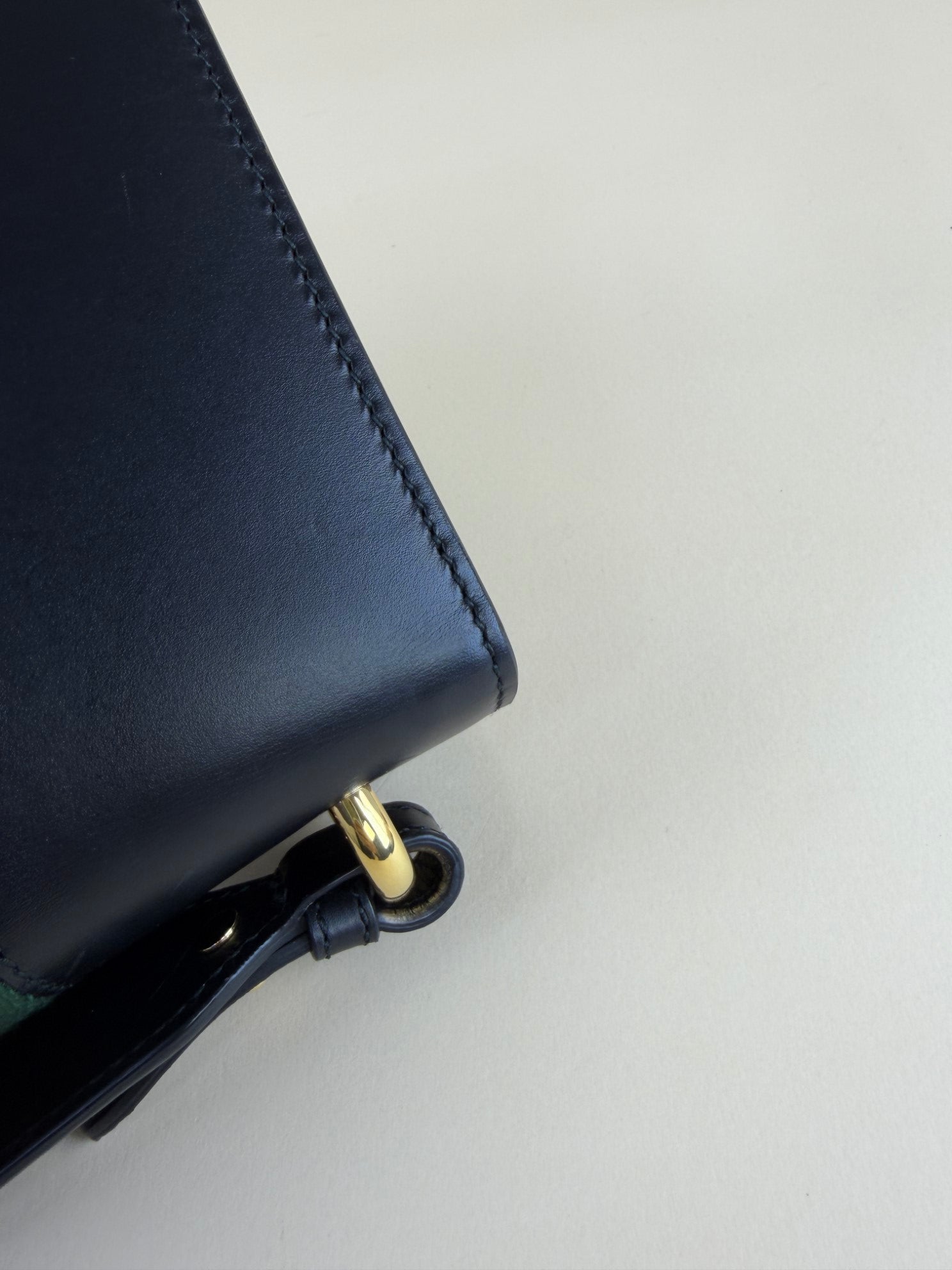 Gucci Black Small Sylvie Strap Web Ophidia Bag