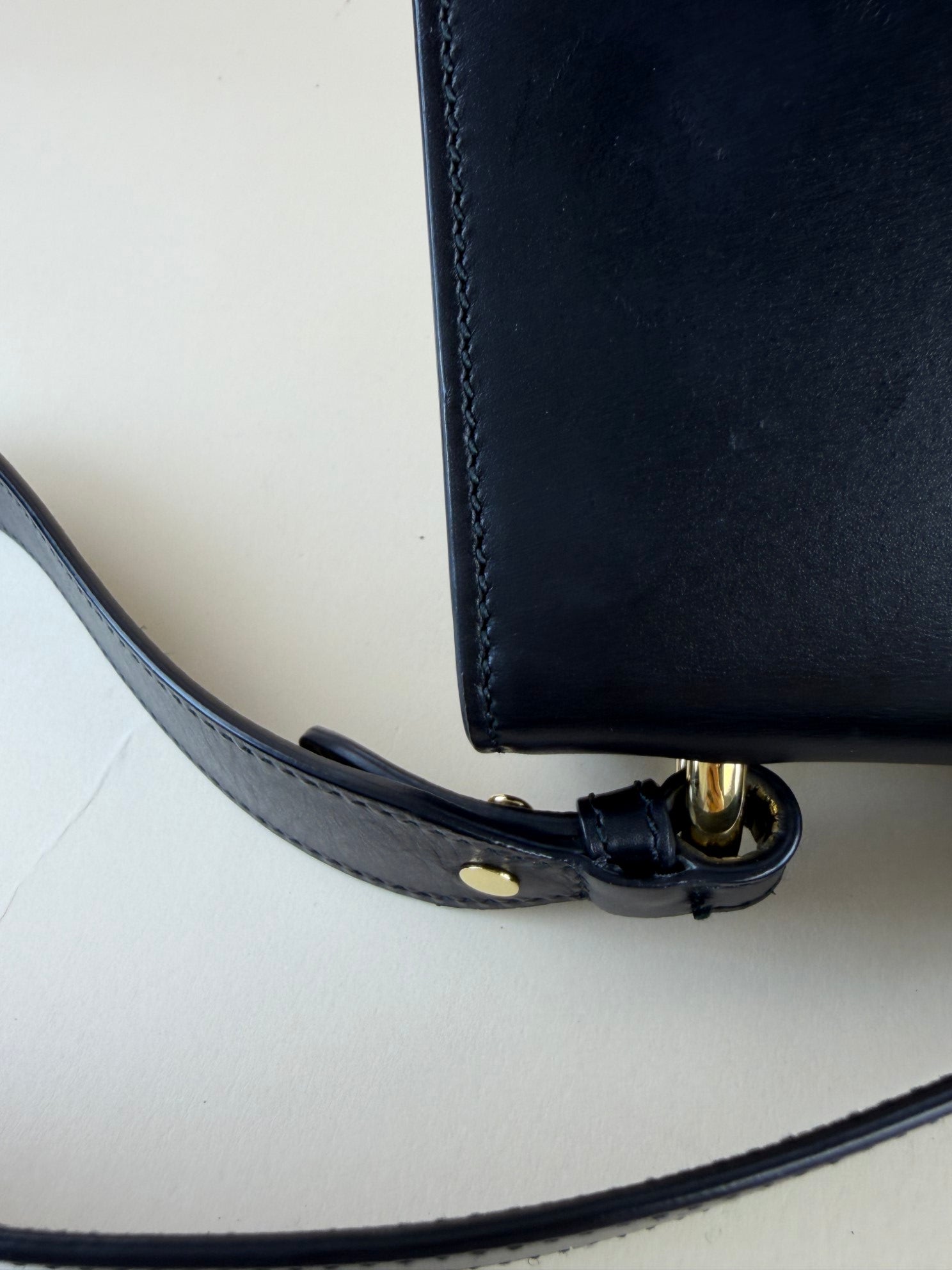 Gucci Black Small Sylvie Strap Web Ophidia Bag