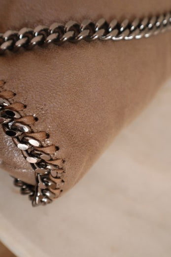 Stella Mccartney Cafe Falabella Shiny Bag W/ 3 Chain-handbag-Stella Mccartney-The Closet Egypt