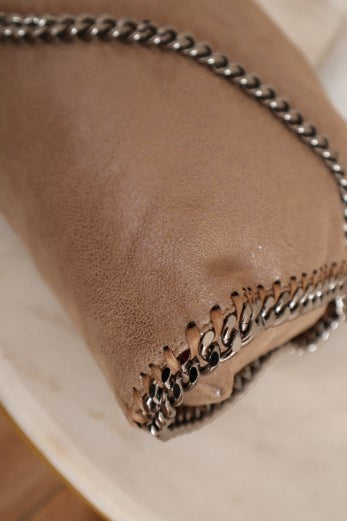Stella Mccartney Cafe Falabella Shiny Bag W/ 3 Chain-handbag-Stella Mccartney-The Closet Egypt