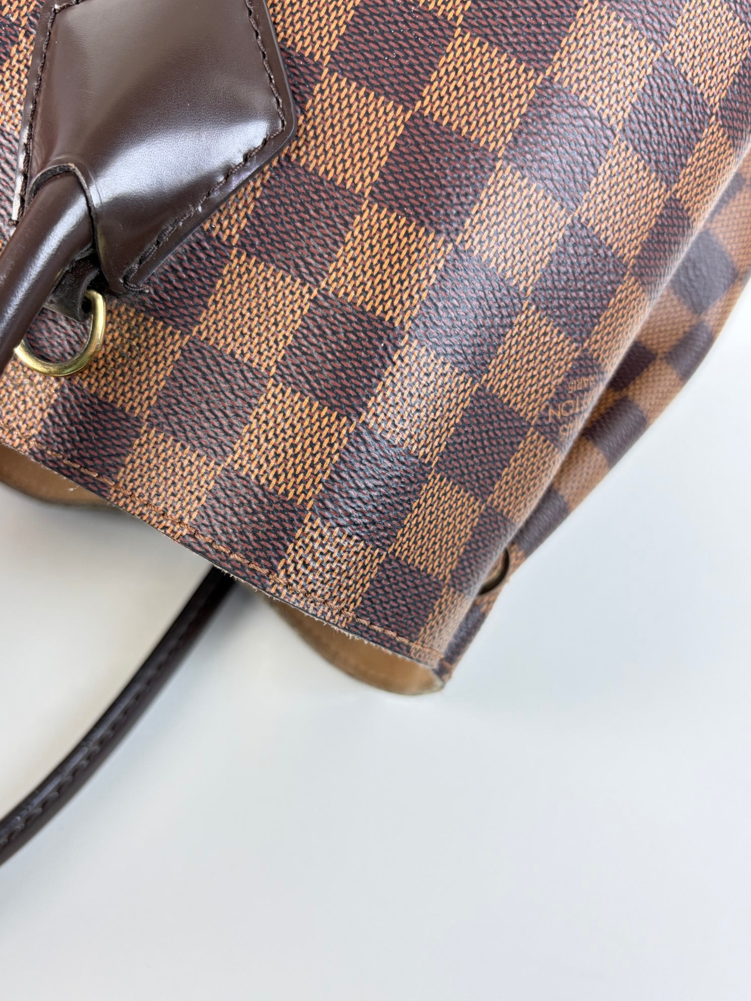 louis Vuitton Damier Ebene Kensington tote bag