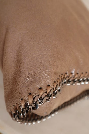 Stella Mccartney Cafe Falabella Shiny Bag W/ 3 Chain-handbag-Stella Mccartney-The Closet Egypt