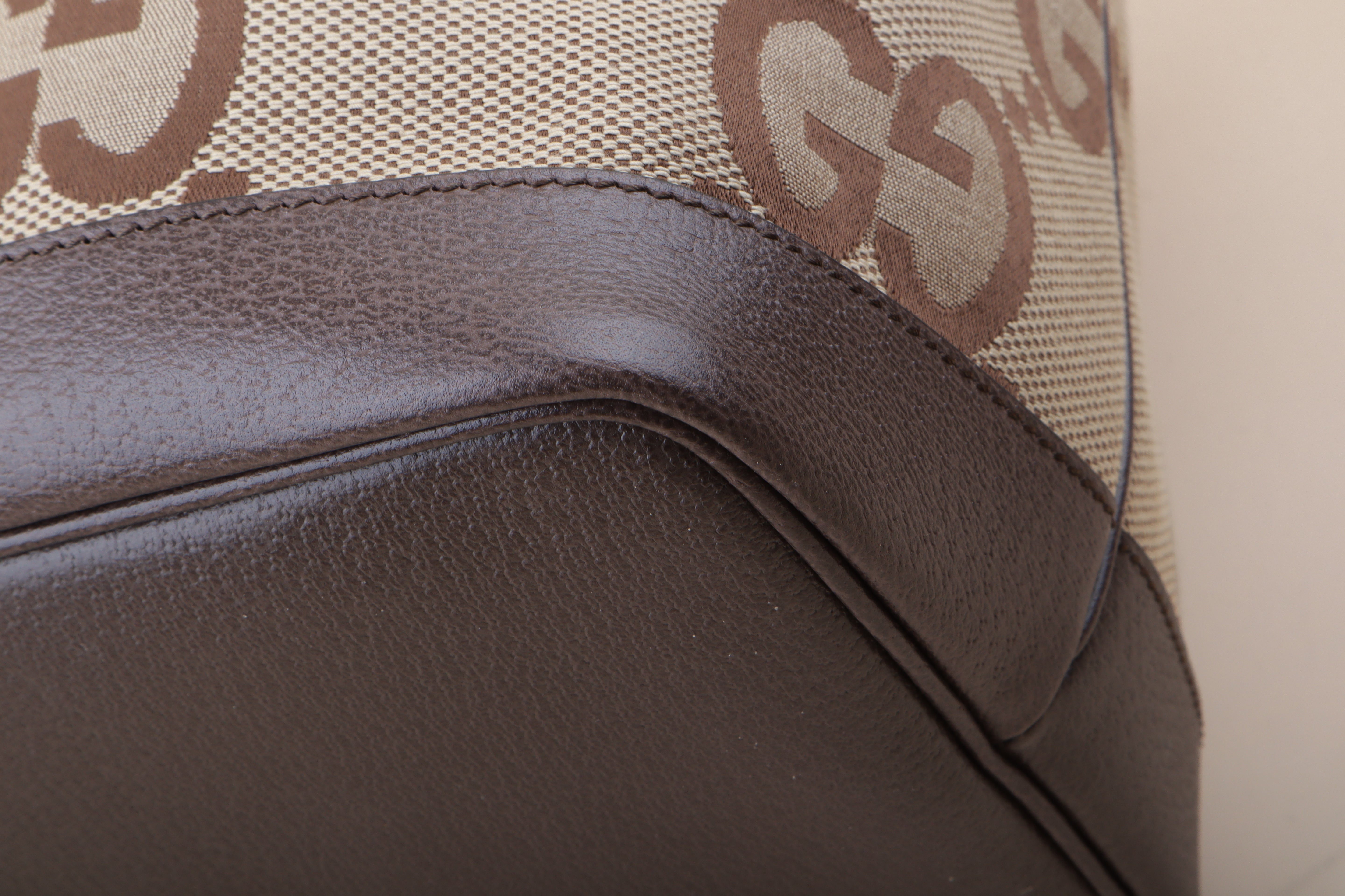 Gucci Brown GG Jumbo Shopping Ophidia Bag