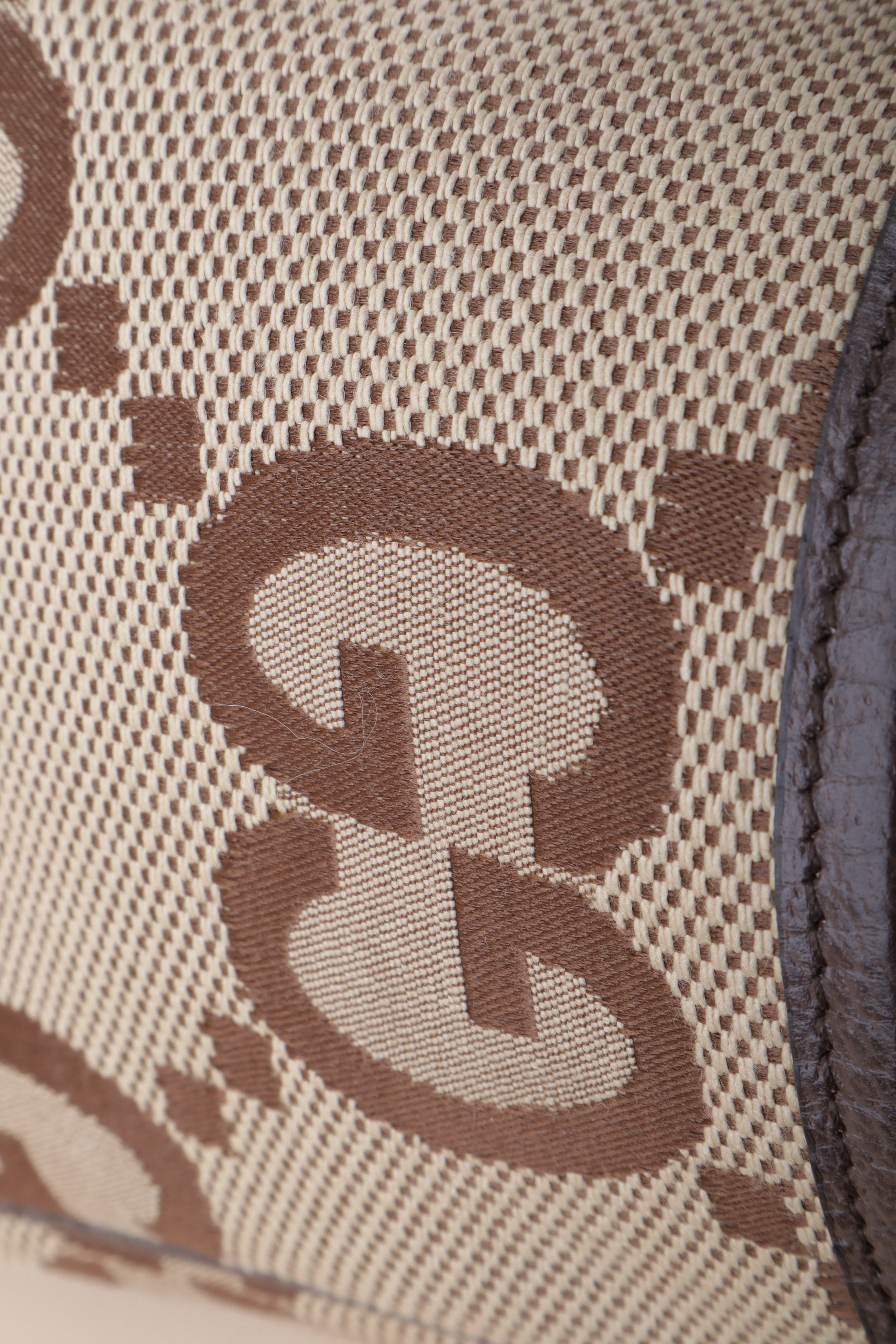 Gucci Brown GG Jumbo Shopping Ophidia Bag