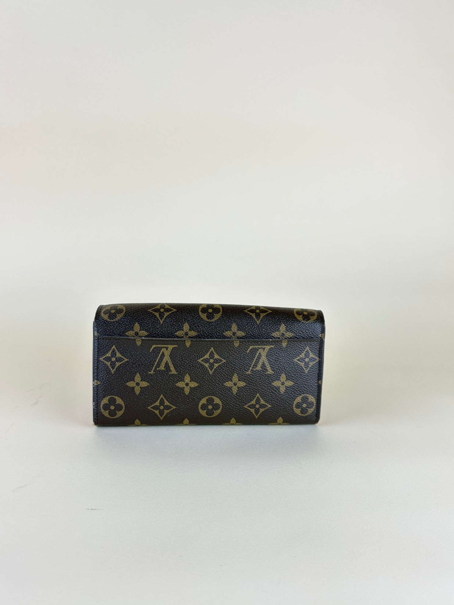Louis Vuitton Monogram Sarah Flap Long Wallet