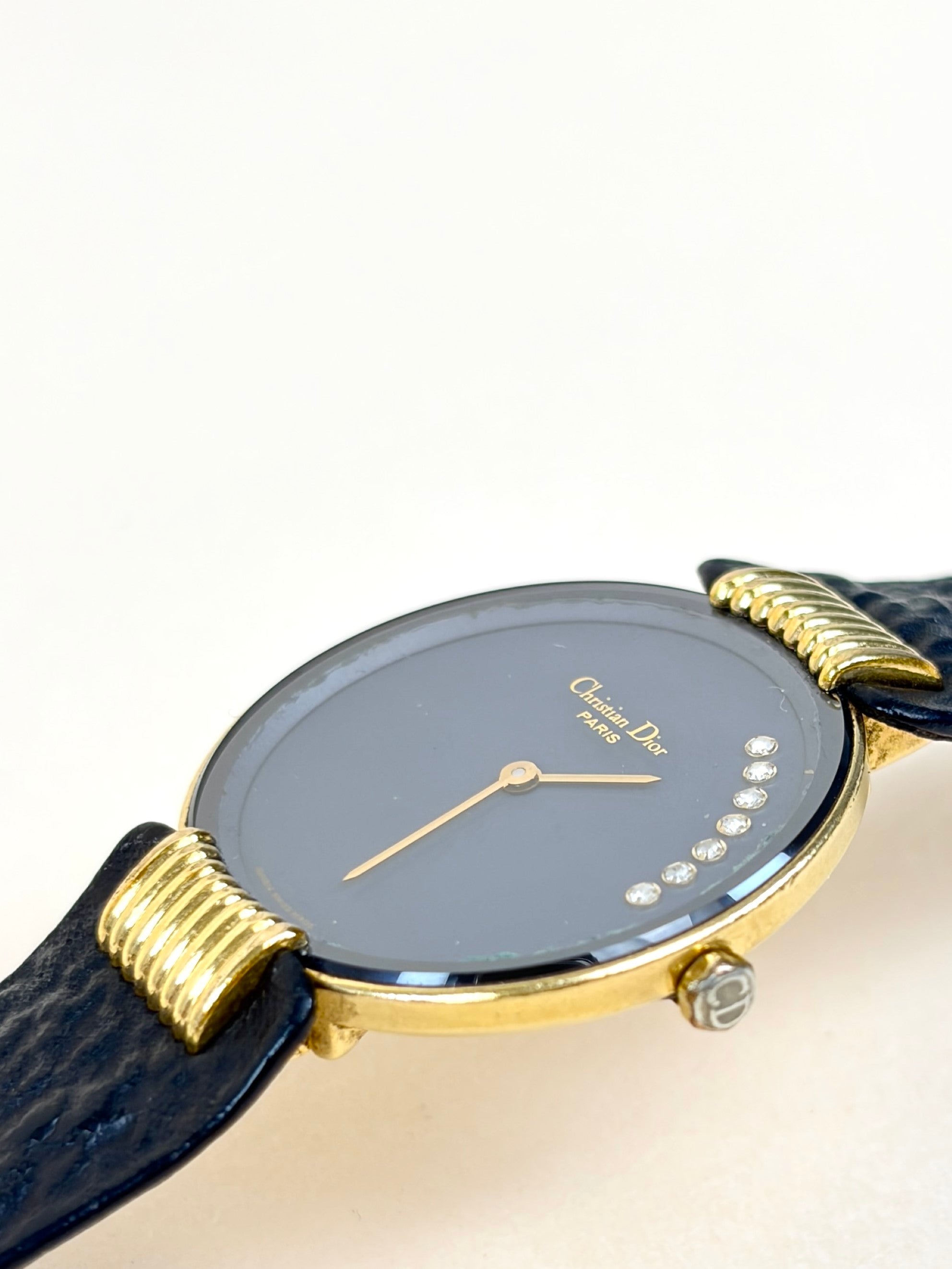 Christian Dior Black Moon Band Watch