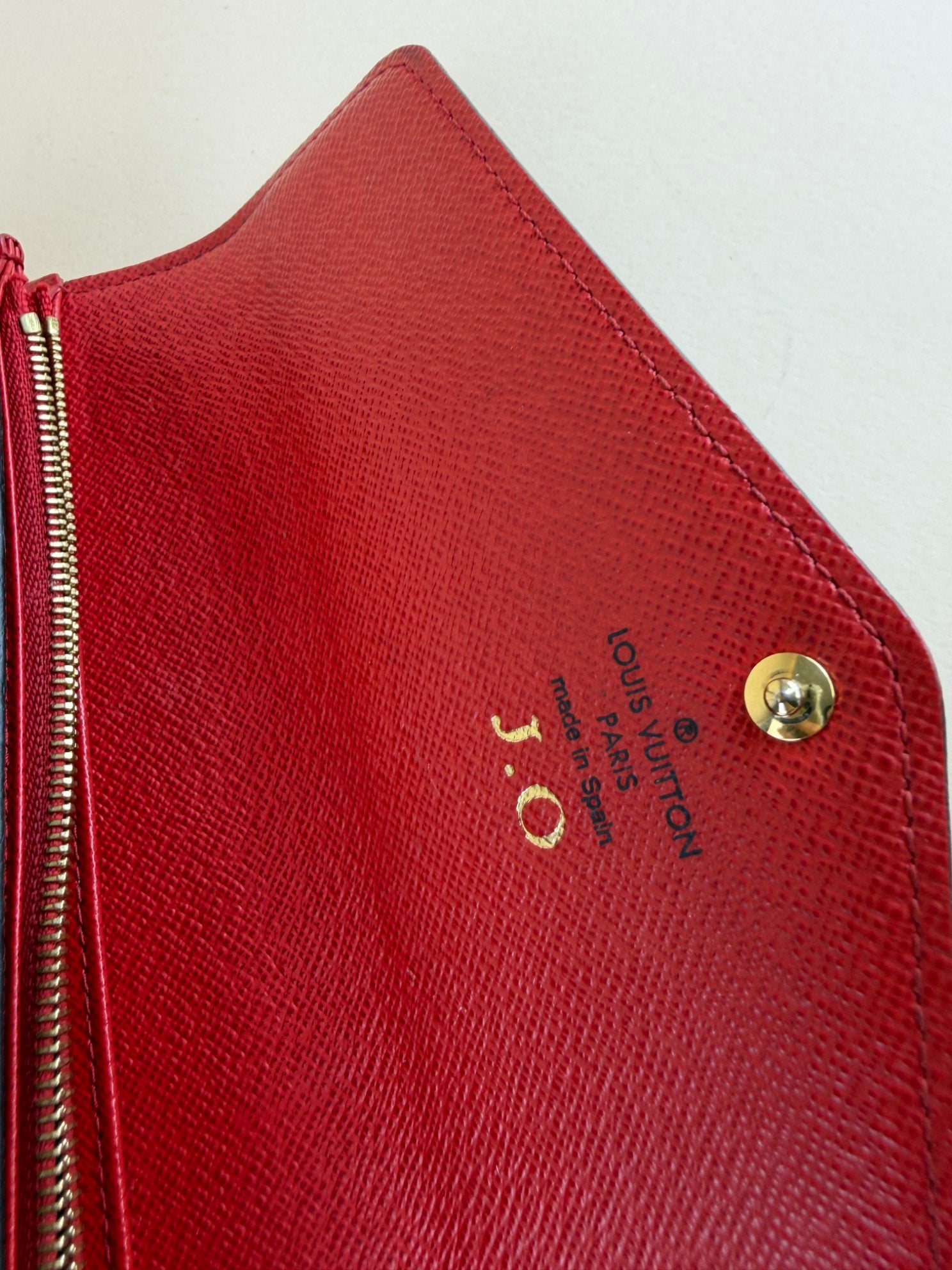 Louis Vuitton Monogram Sarah Flap Long Wallet