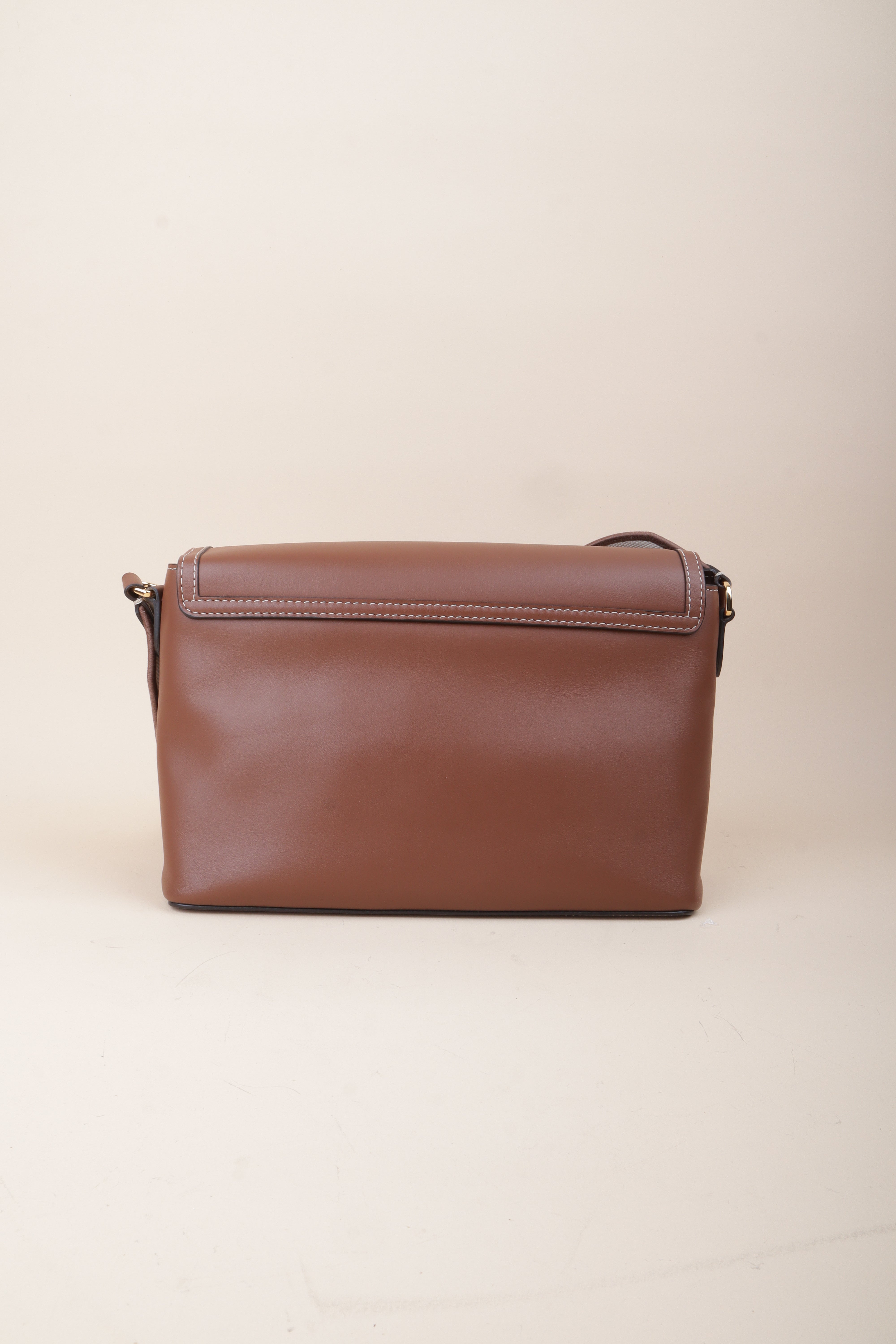 Burberry calfskin note crossbody bag tan brown-crossbody-Burberry-The Closet Egypt