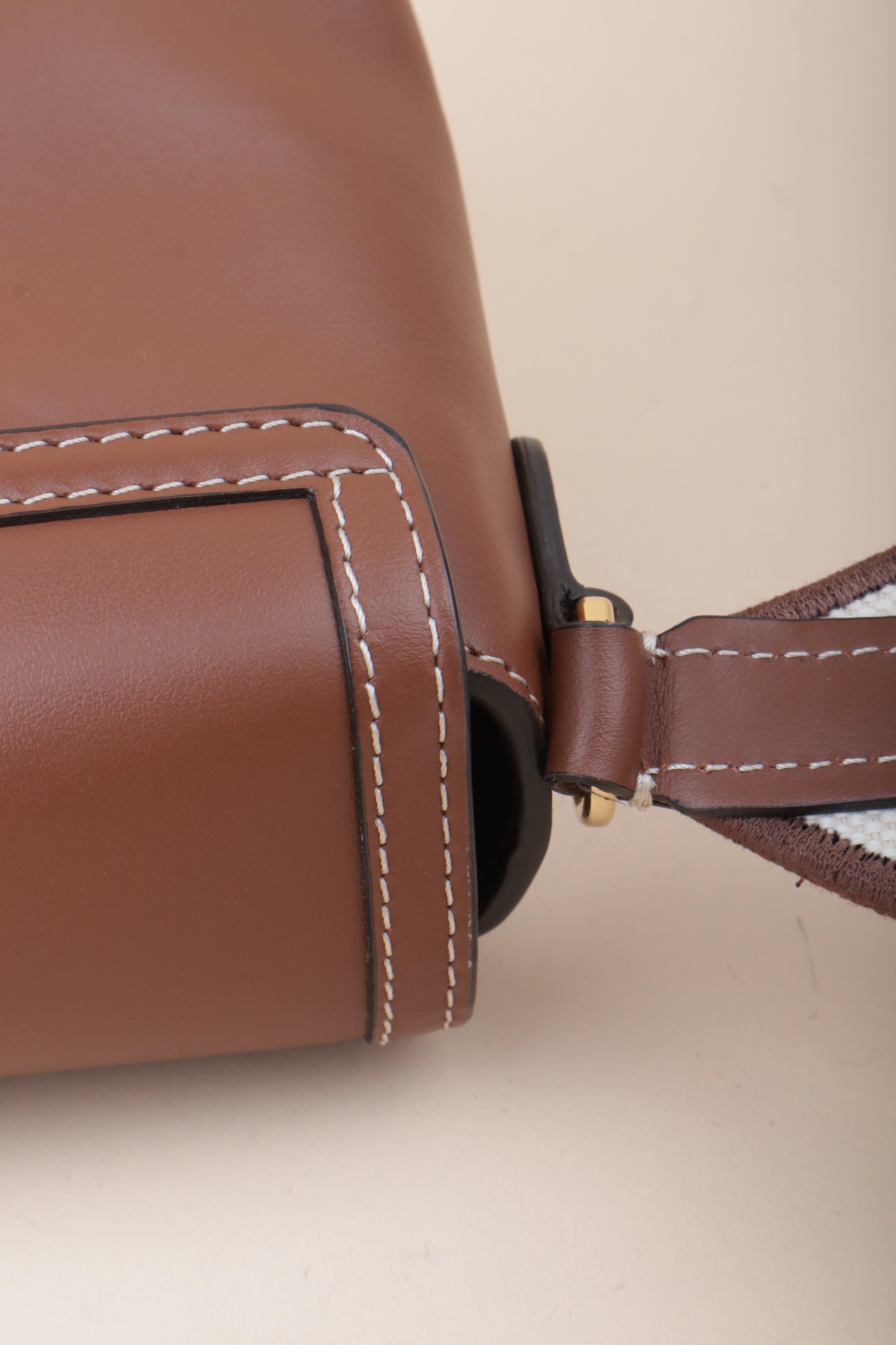 Burberry calfskin note crossbody bag tan brown-crossbody-Burberry-The Closet Egypt