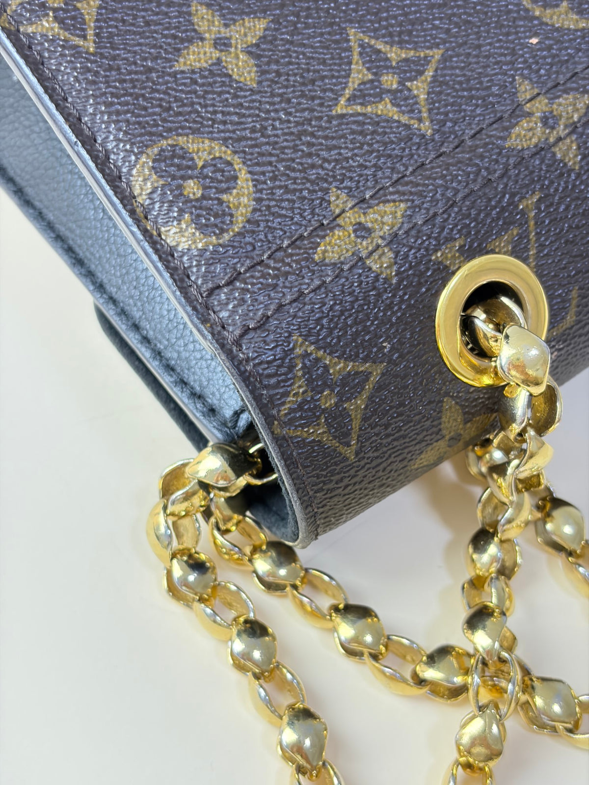 Louis Vuitton monogram canvas black victorie shoulder bag