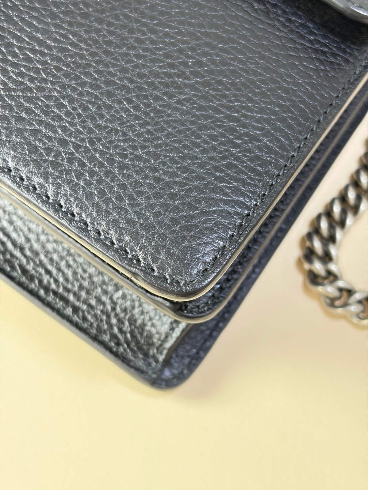 Gucci Black calfskin Dionysus Crystal small