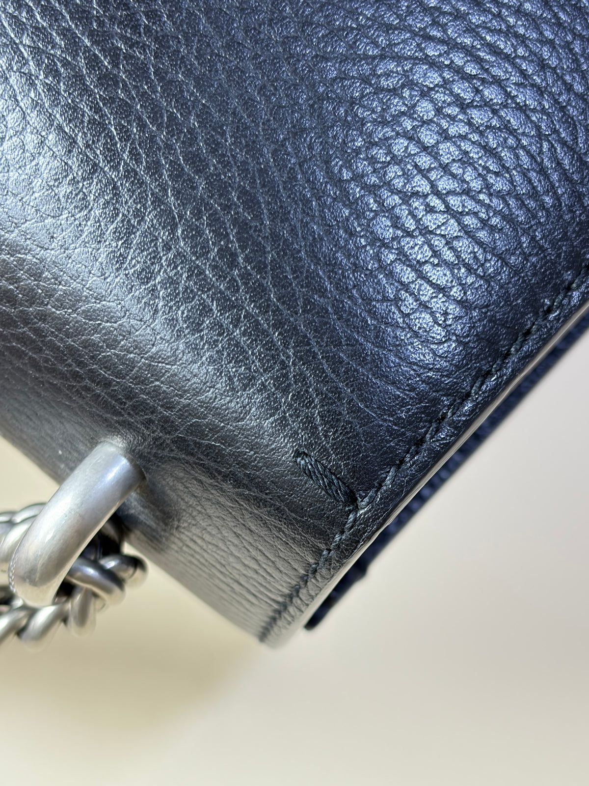 Gucci Black calfskin Dionysus Crystal small