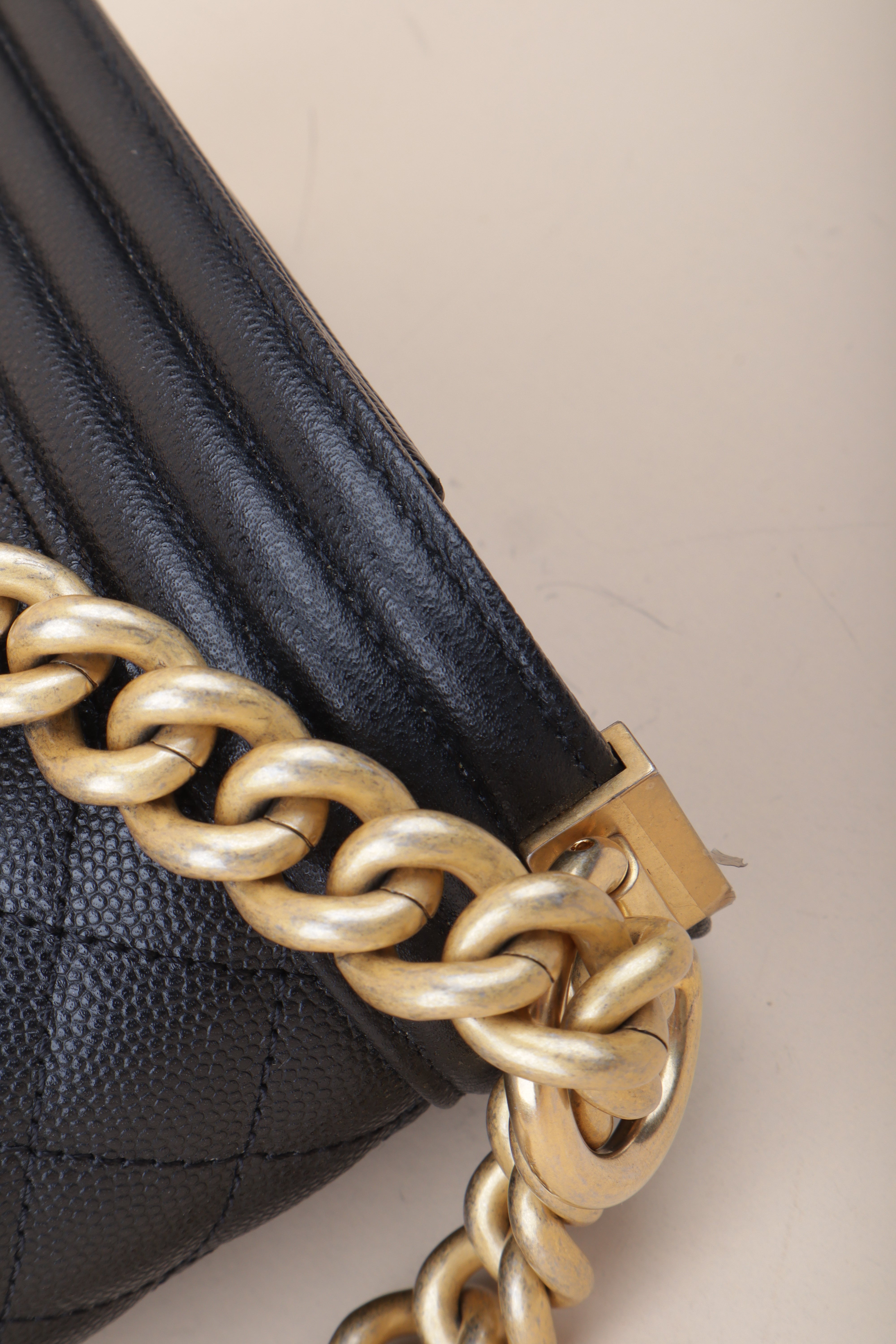 Chanel black Boy Medium Bag-shoulder bag-Chanel-The Closet Egypt