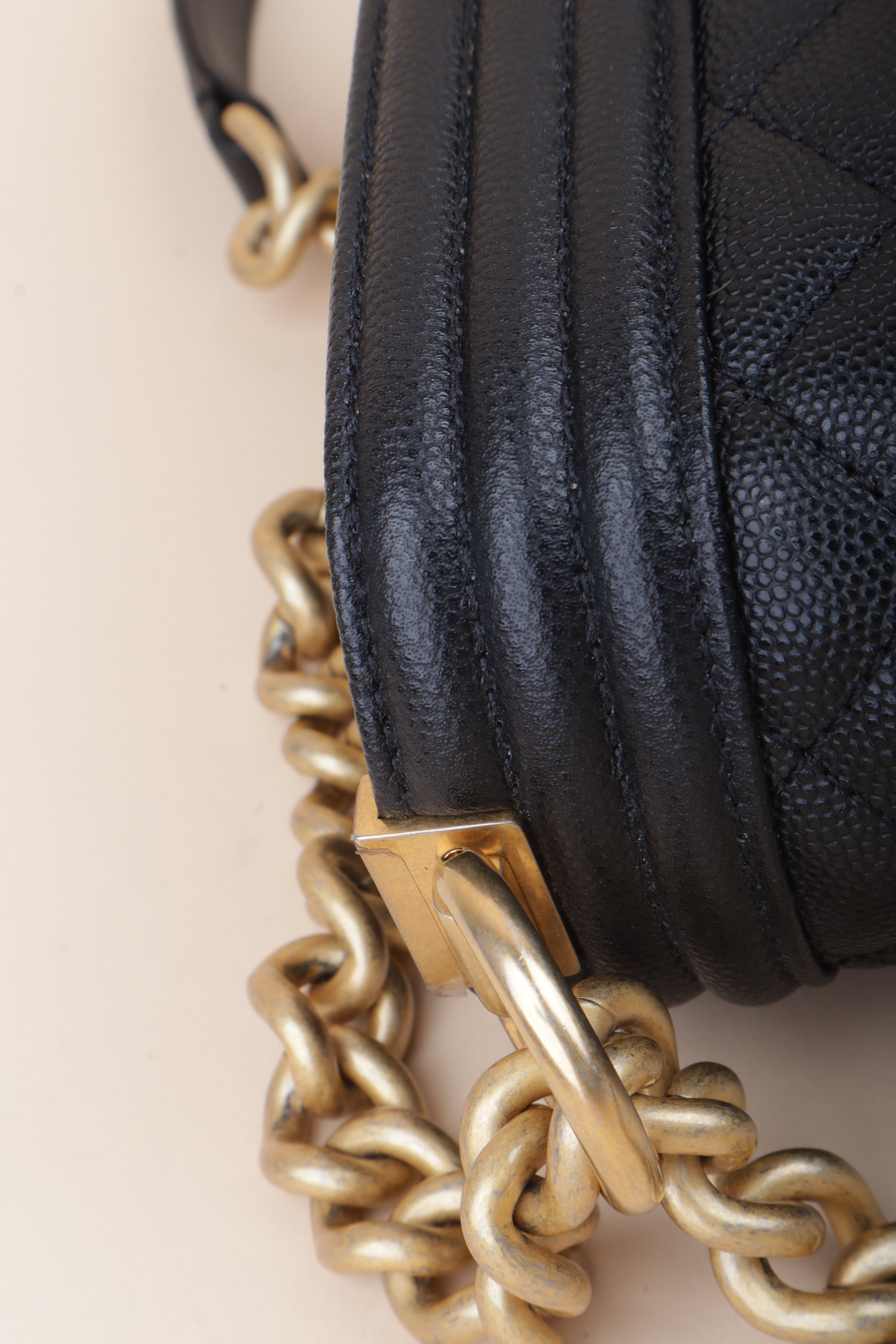 Chanel black Boy Medium Bag-shoulder bag-Chanel-The Closet Egypt