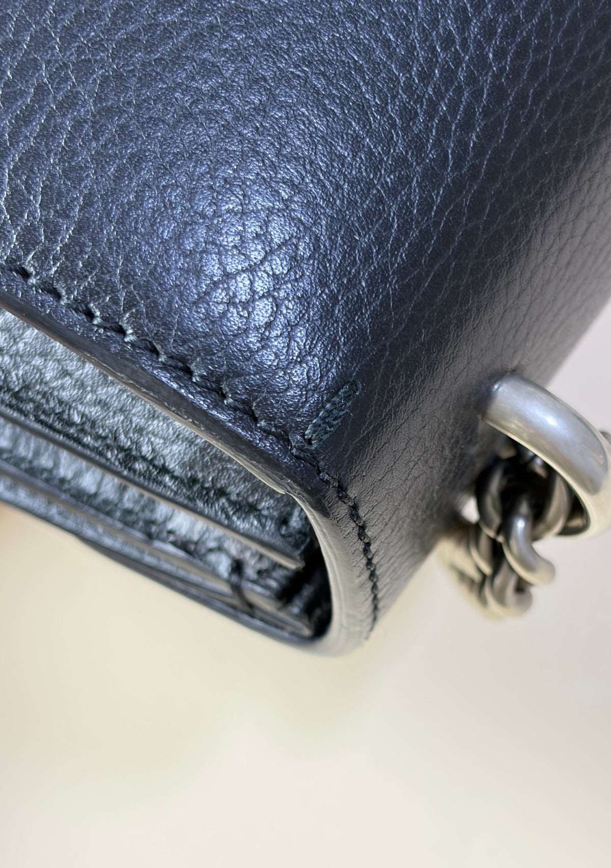 Gucci Black calfskin Dionysus Crystal small