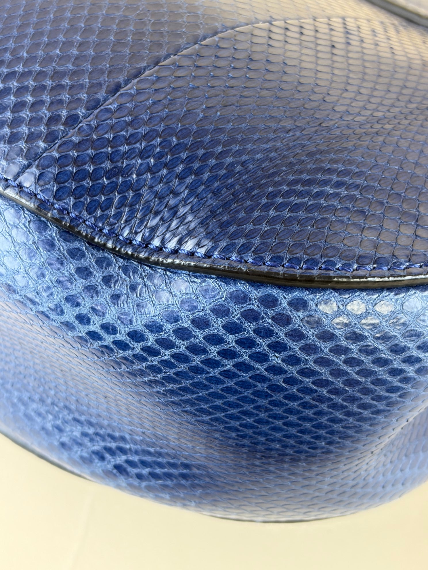 Chloe Blue Chakskin Drew Shoulder Bag