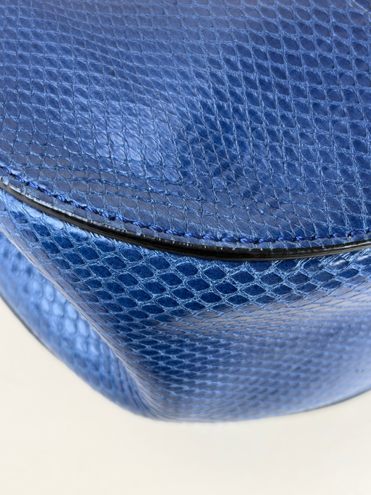 Chloe Blue Chakskin Drew Shoulder Bag