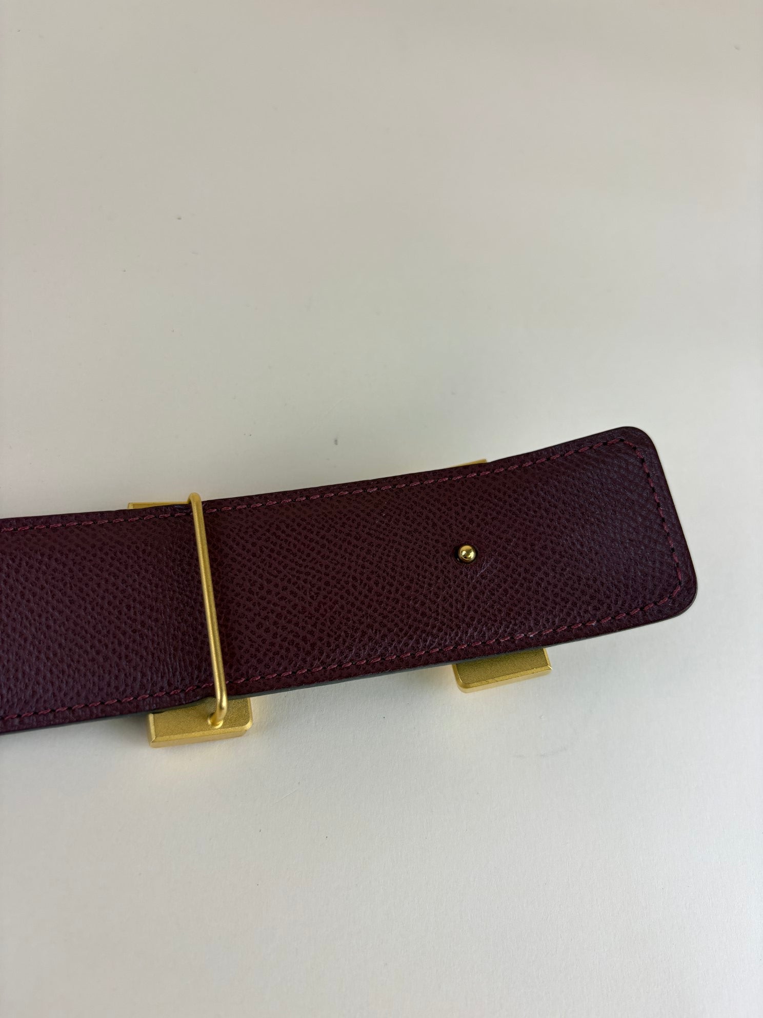 Hermes Bicolor Constance Belt Buckle 40mm Belt