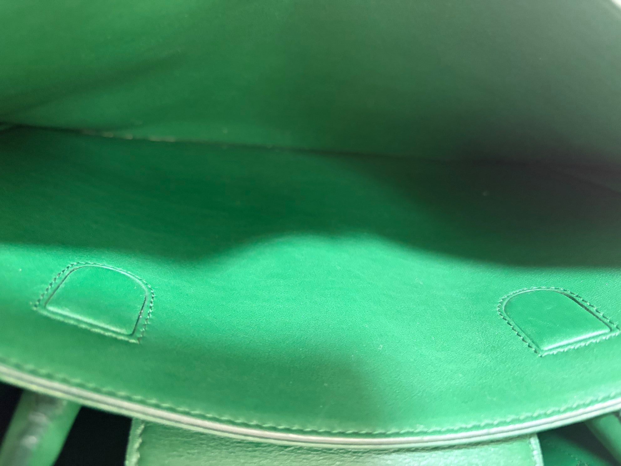 Christian Dior Green Diorever Medium Top Handle Bag with Strap