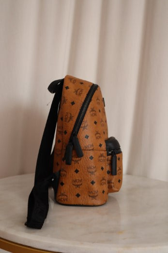MCM Bicolor Stark Backpack Medium Bag-Backpack-MCM-The Closet Egypt
