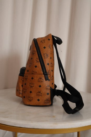 MCM Bicolor Stark Backpack Medium Bag-Backpack-MCM-The Closet Egypt