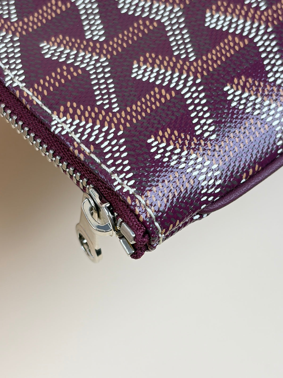 Goyard euro Burgandy go yardine senat mm pouch