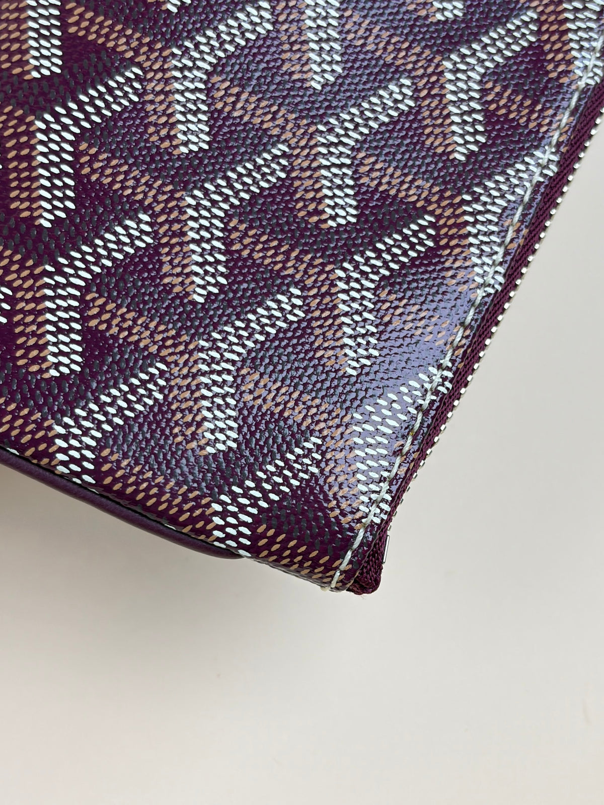 Goyard euro Burgandy go yardine senat mm pouch