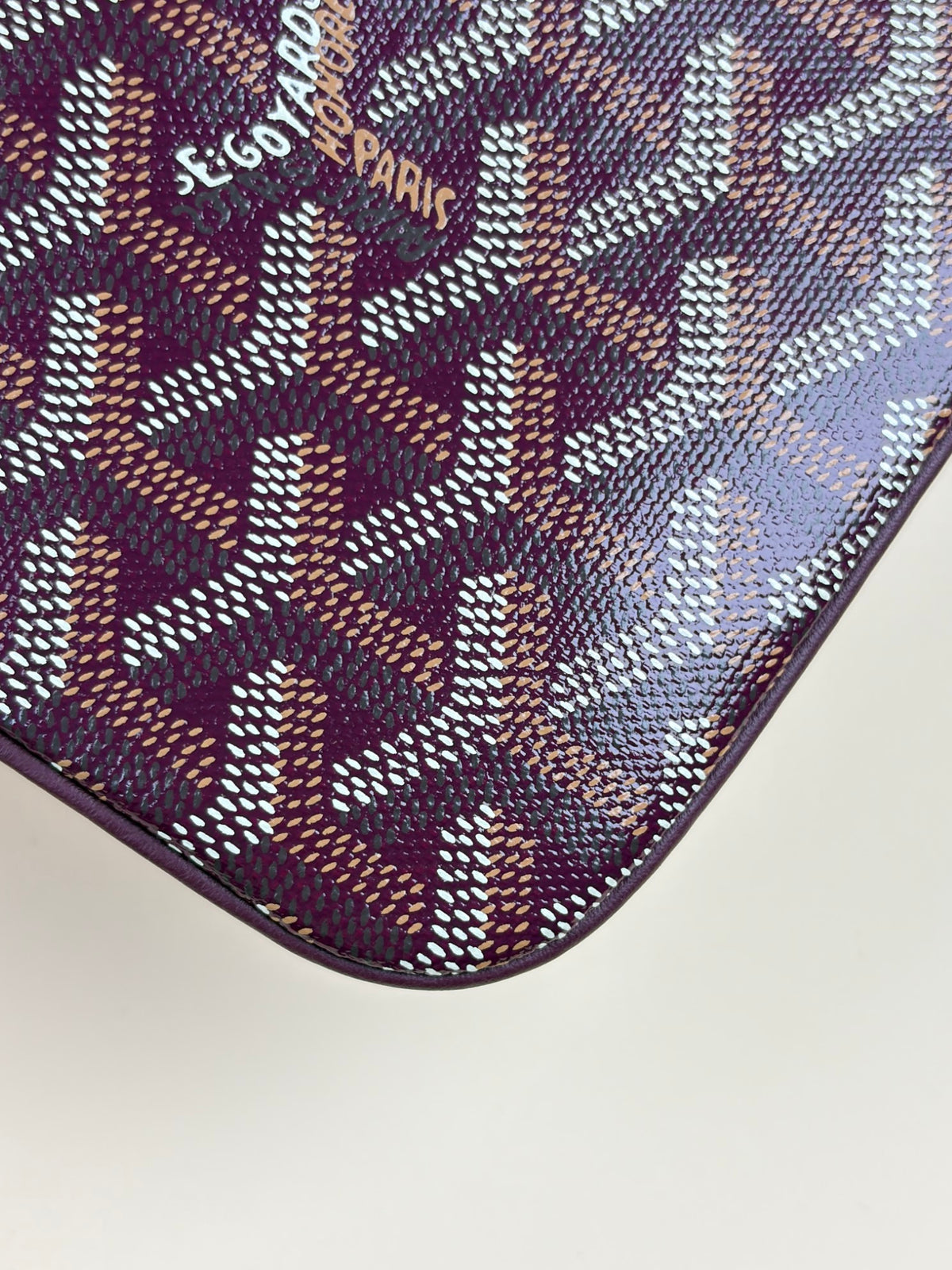 Goyard euro Burgandy go yardine senat mm pouch