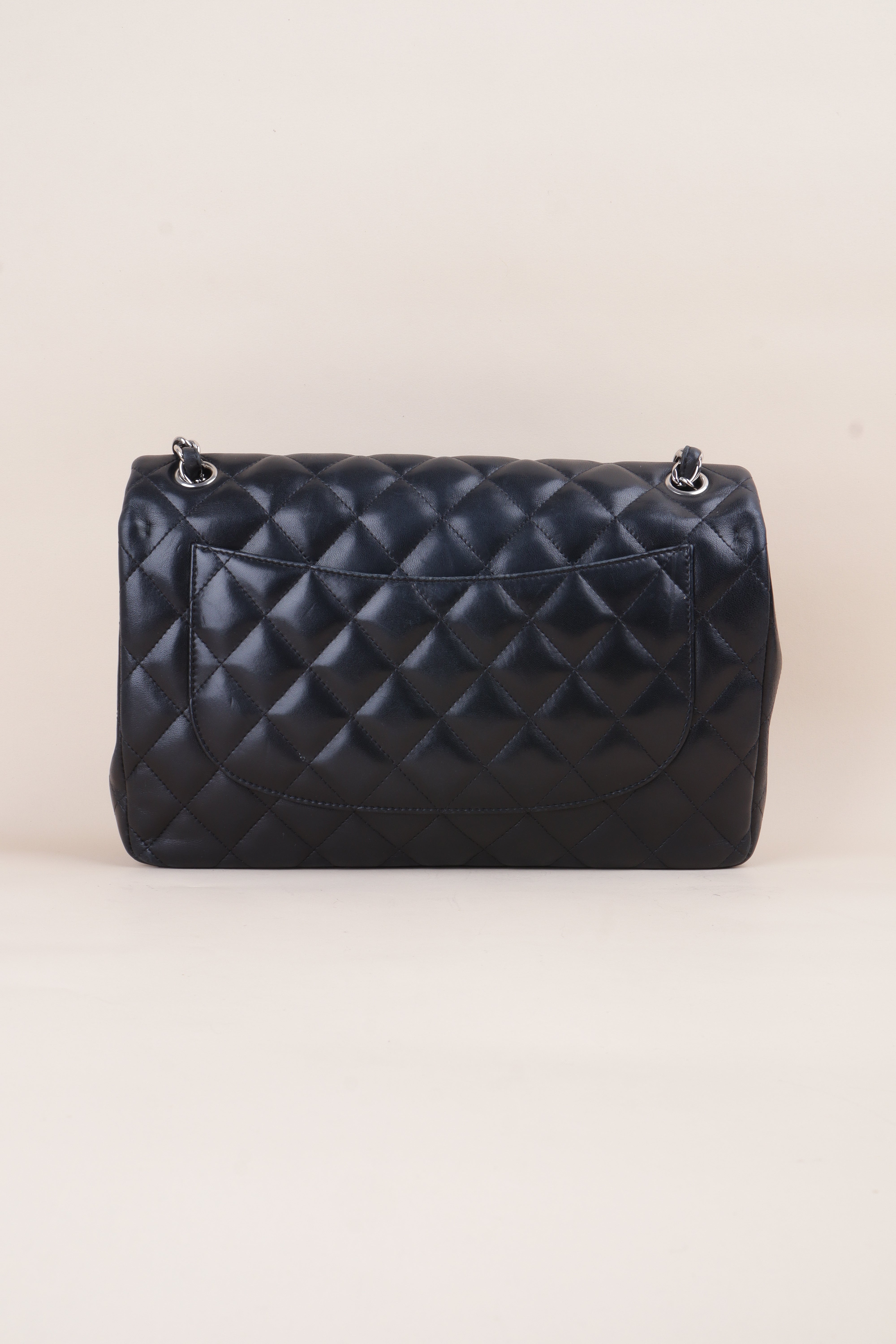 Chanel Jumbo classic black Quilted Double Flap