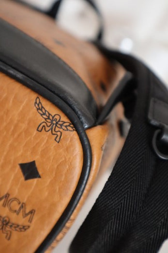 MCM Bicolor Stark Backpack Medium Bag-Backpack-MCM-The Closet Egypt