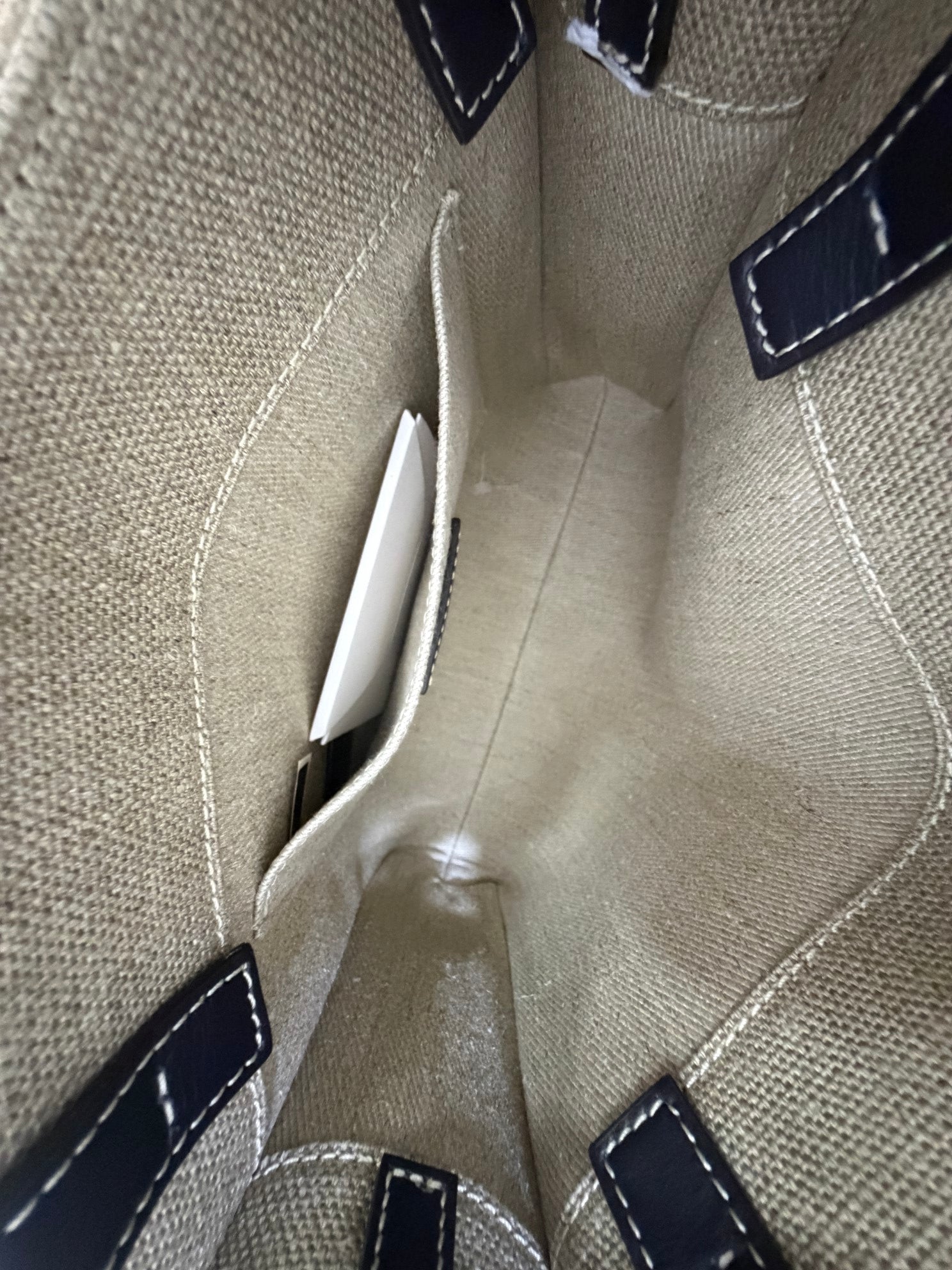 Chloe Bicolor Woody Small Tote Bag