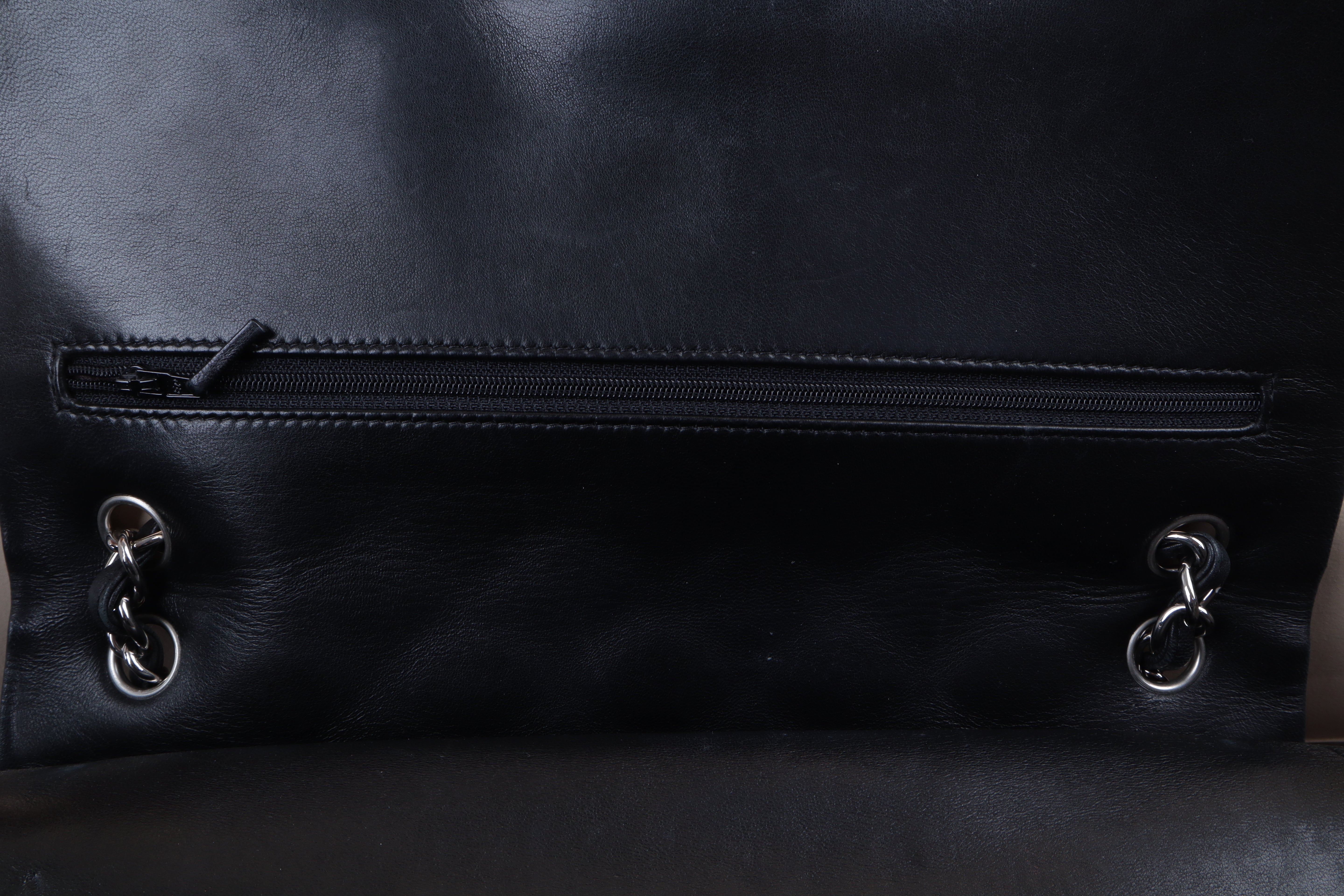 Chanel Jumbo classic black Quilted Double Flap