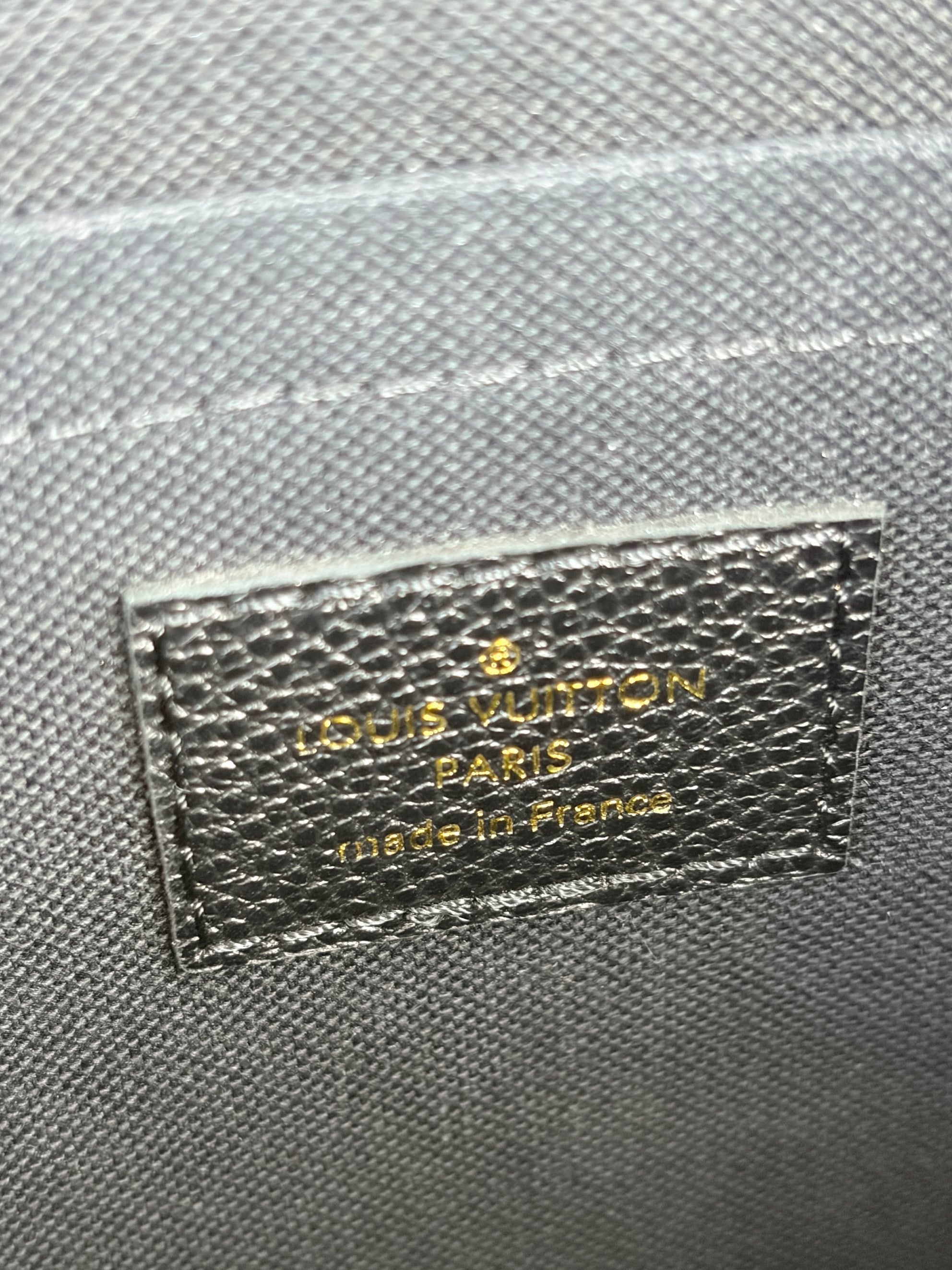 Louis Vuitton Black monogram Daily Imprinted Zip Clutch