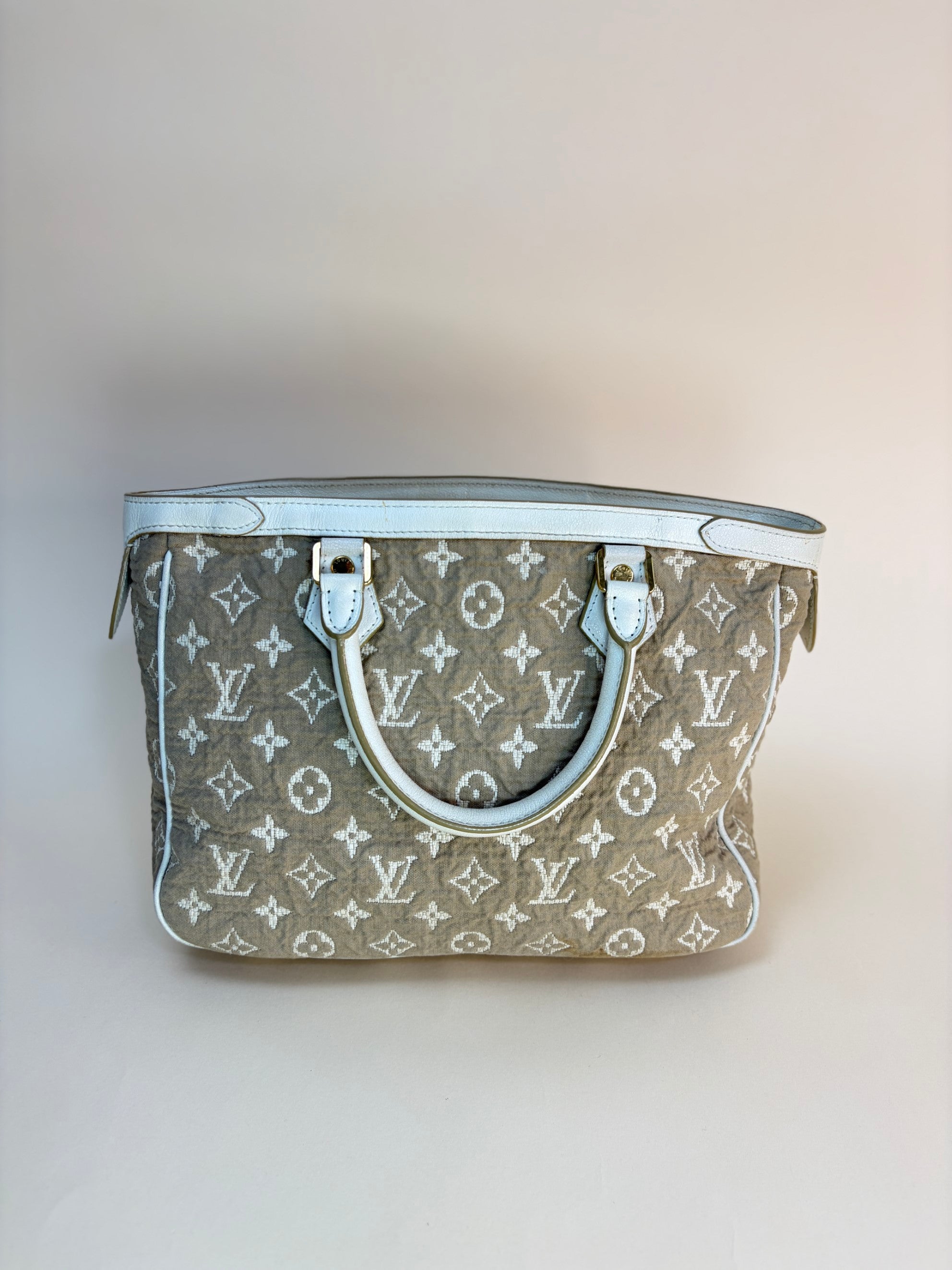 Louis Vuitton Tricolor Limited Edition Sabbia Monogram Top Handle Bag
