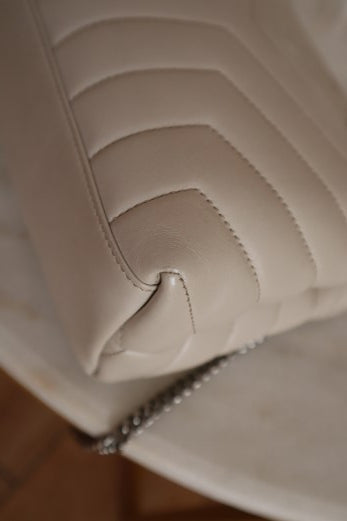 YSL Light Beige Loulou Chain Bag-handbag-YSL-The Closet Egypt