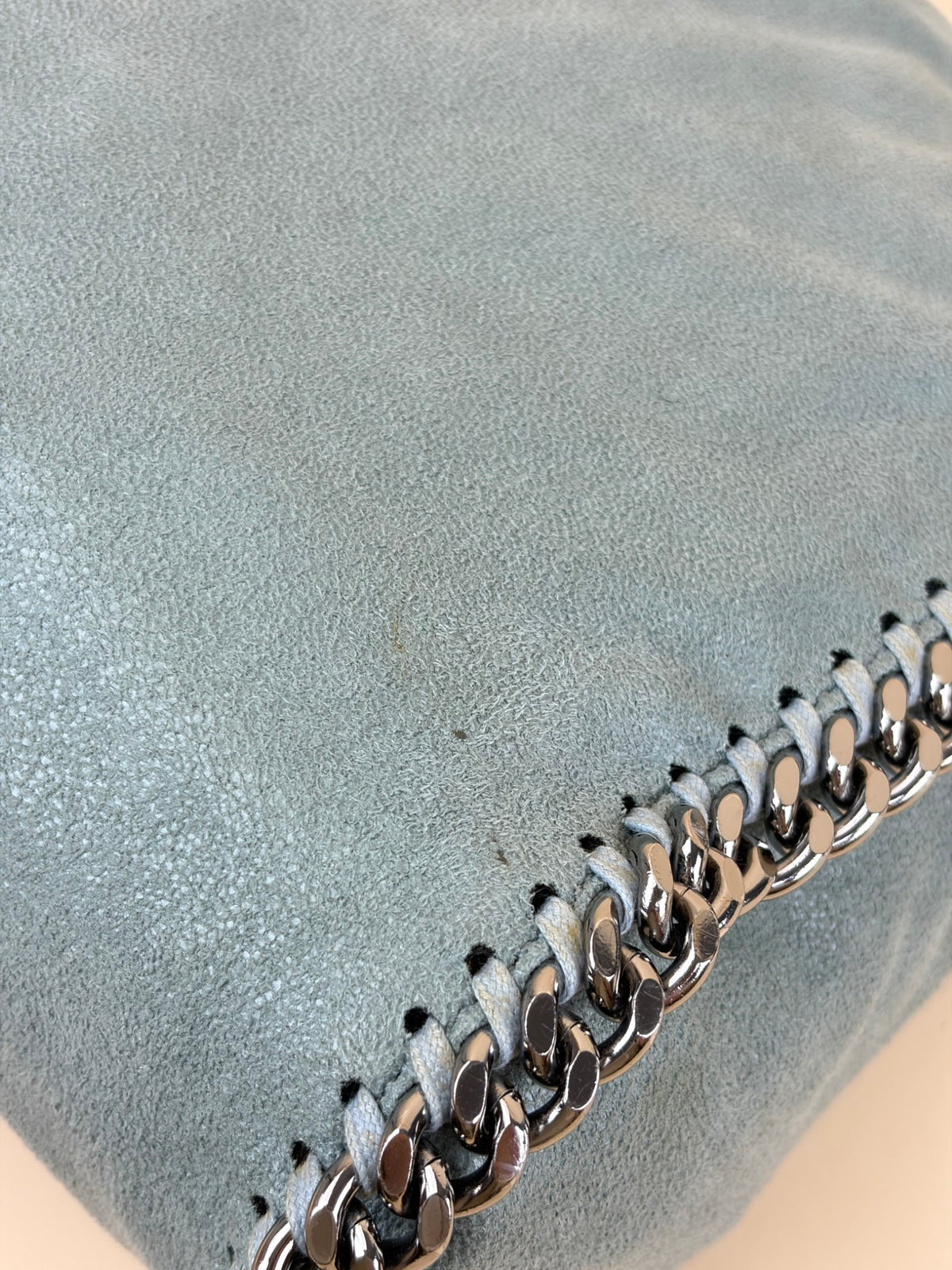 Stella Mccartney light blue Falabella mini tote bag