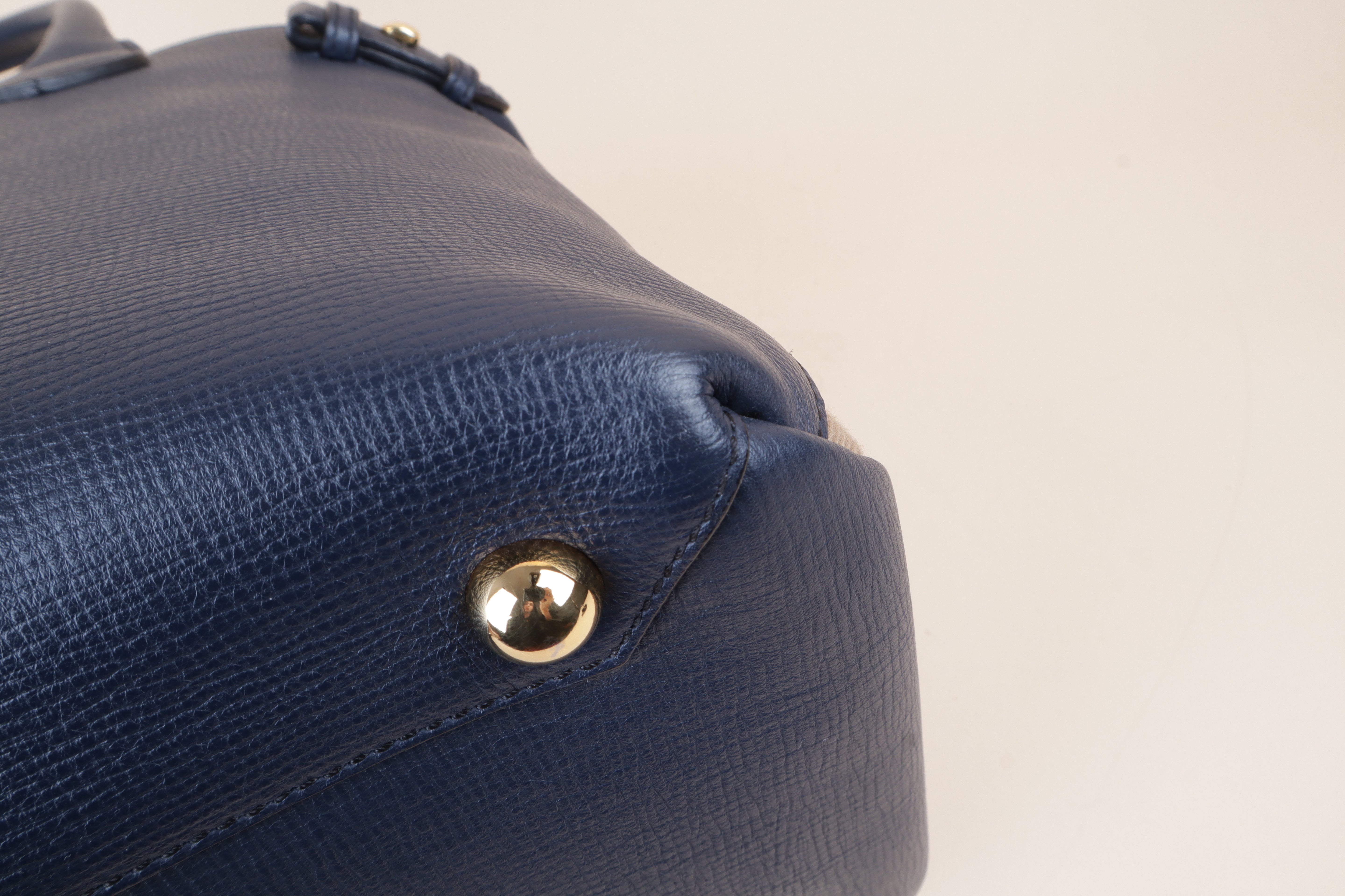 Burberry blue Medium Banner Top Handle Bag
