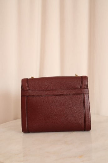 Dolce & Gabbana Burgundy Padlock Shoulder Bag-handbag-Dolce & Gabbana-The Closet Egypt