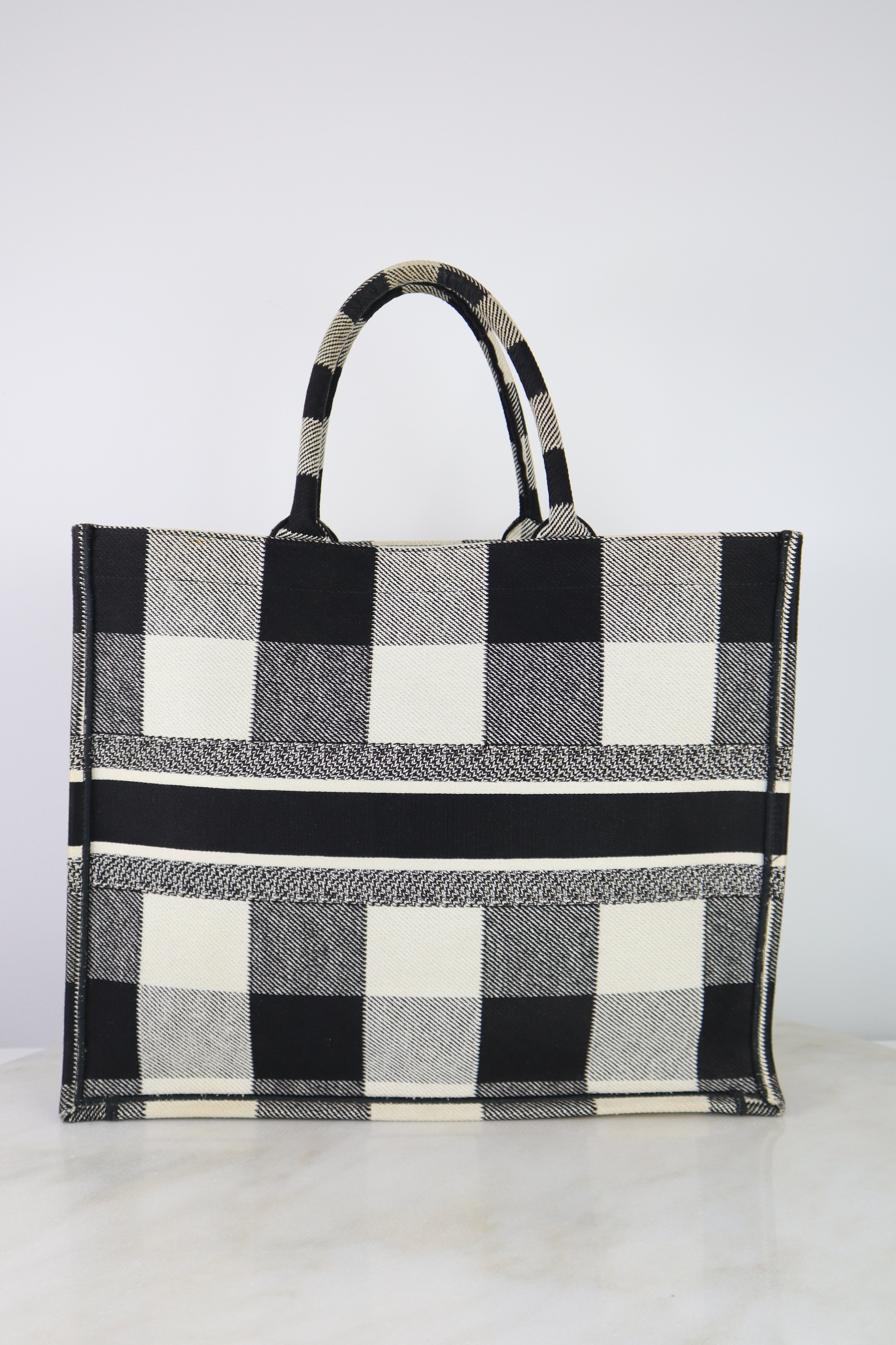 Christian Dior Tricolor Book Tote Bag