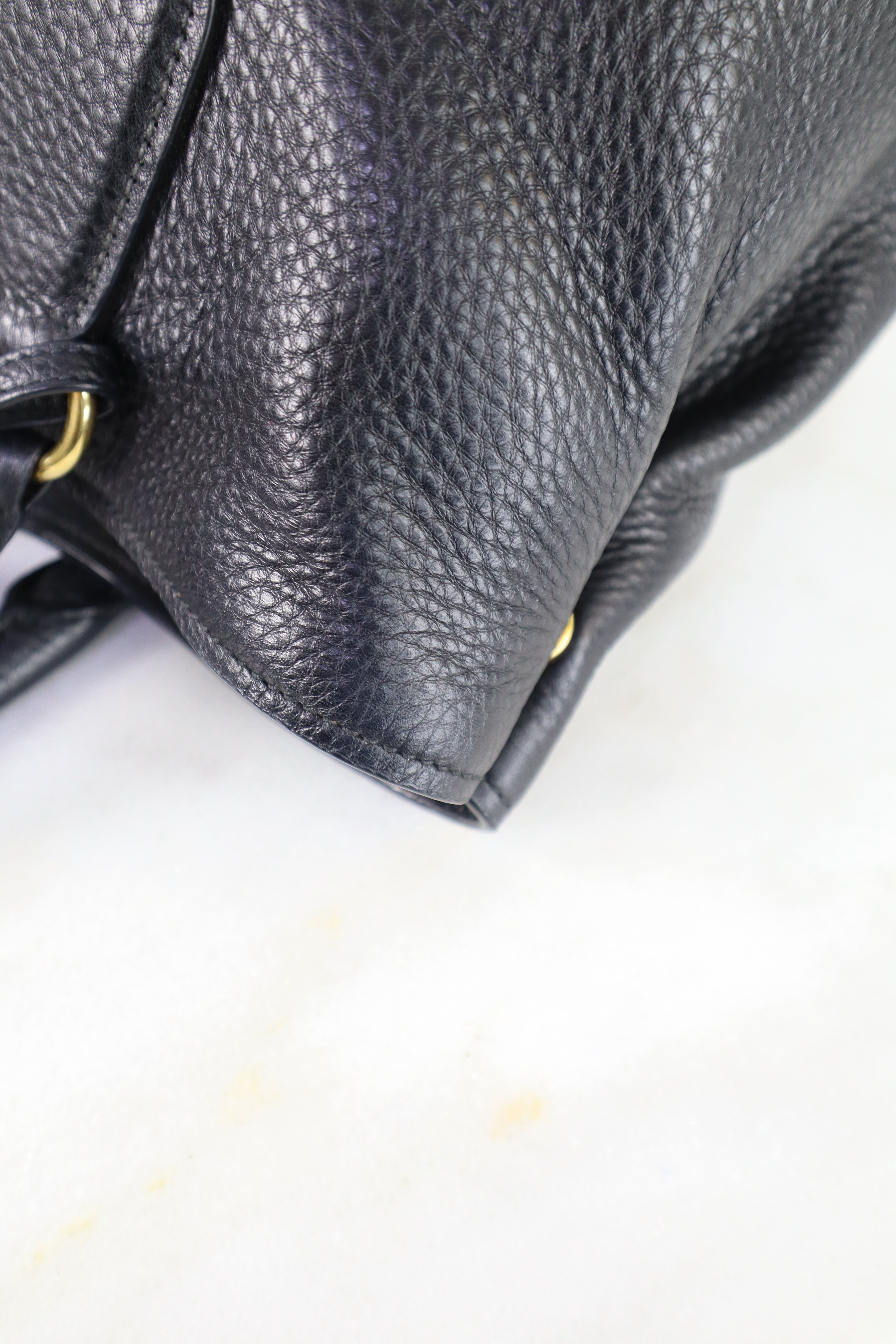 Prada Black Convertible Shopping Top Handle Bag