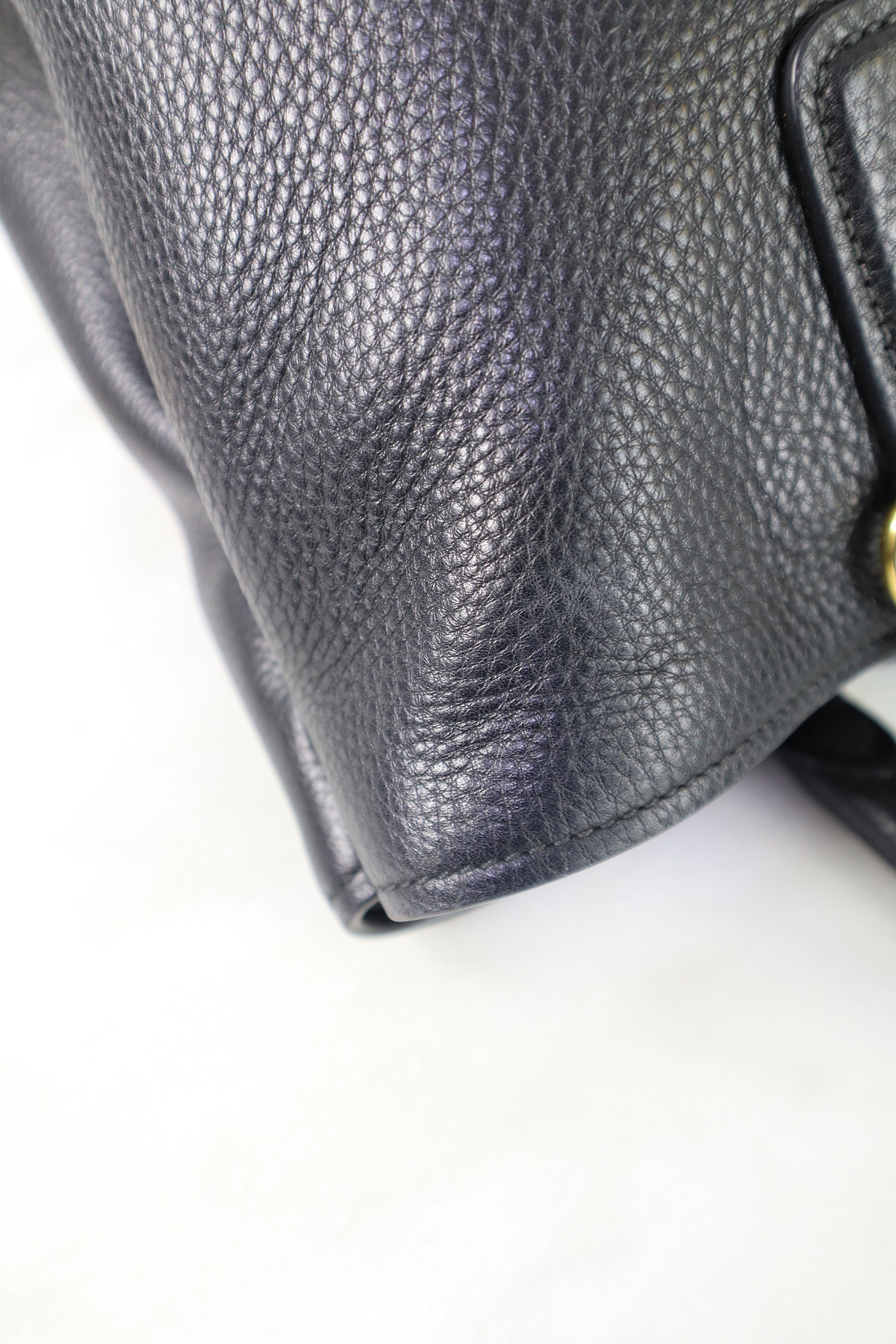 Prada Black Convertible Shopping Top Handle Bag