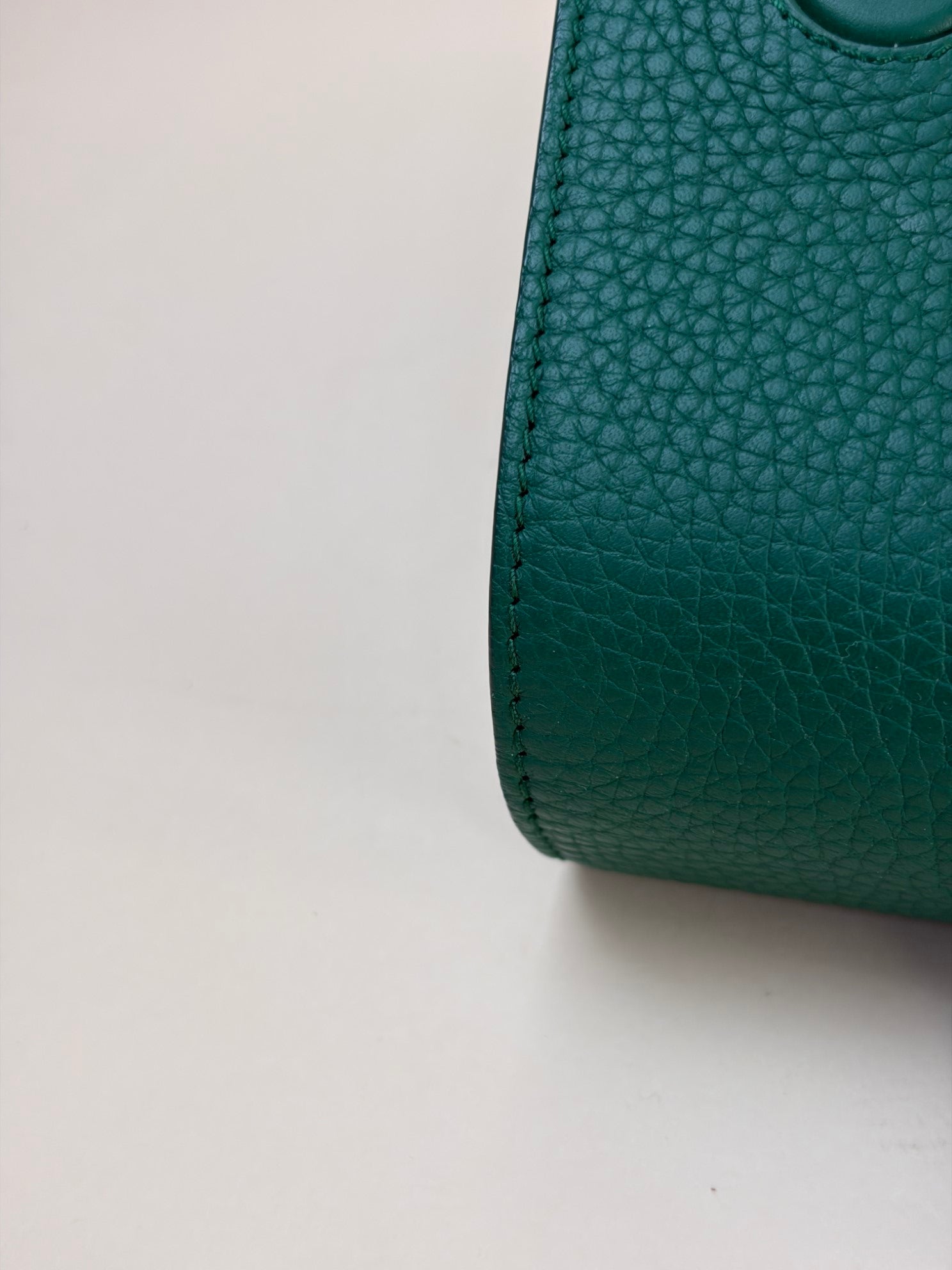 Christian Dior Green Diorever Medium Top Handle Bag with Strap