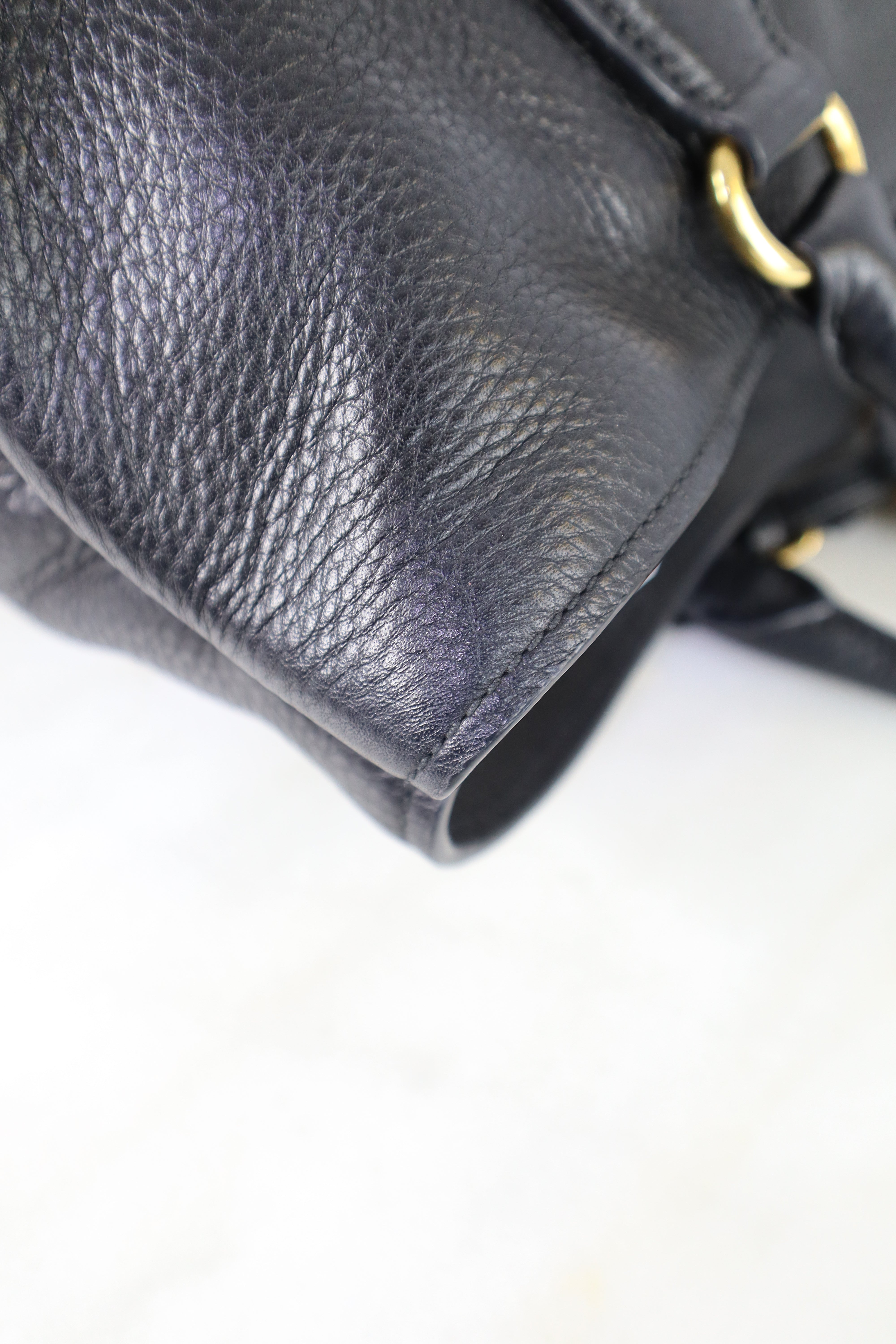 Prada Black Convertible Shopping Top Handle Bag