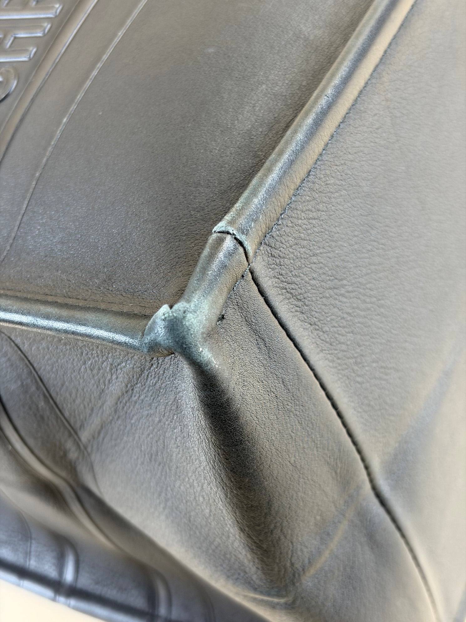 Christian Dior medium black calfskin embossed book tote bag