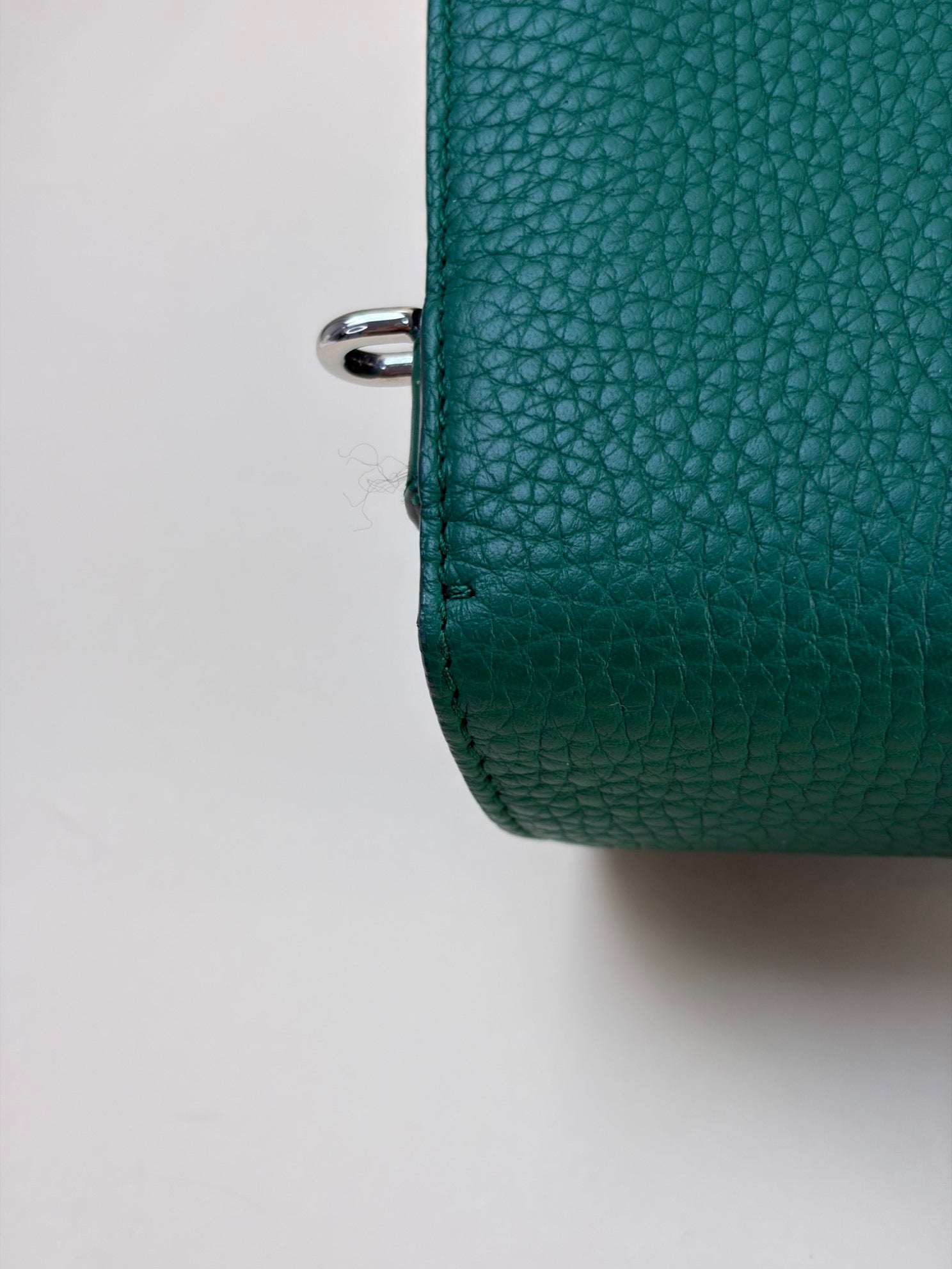 Christian Dior Green Diorever Medium Top Handle Bag with Strap