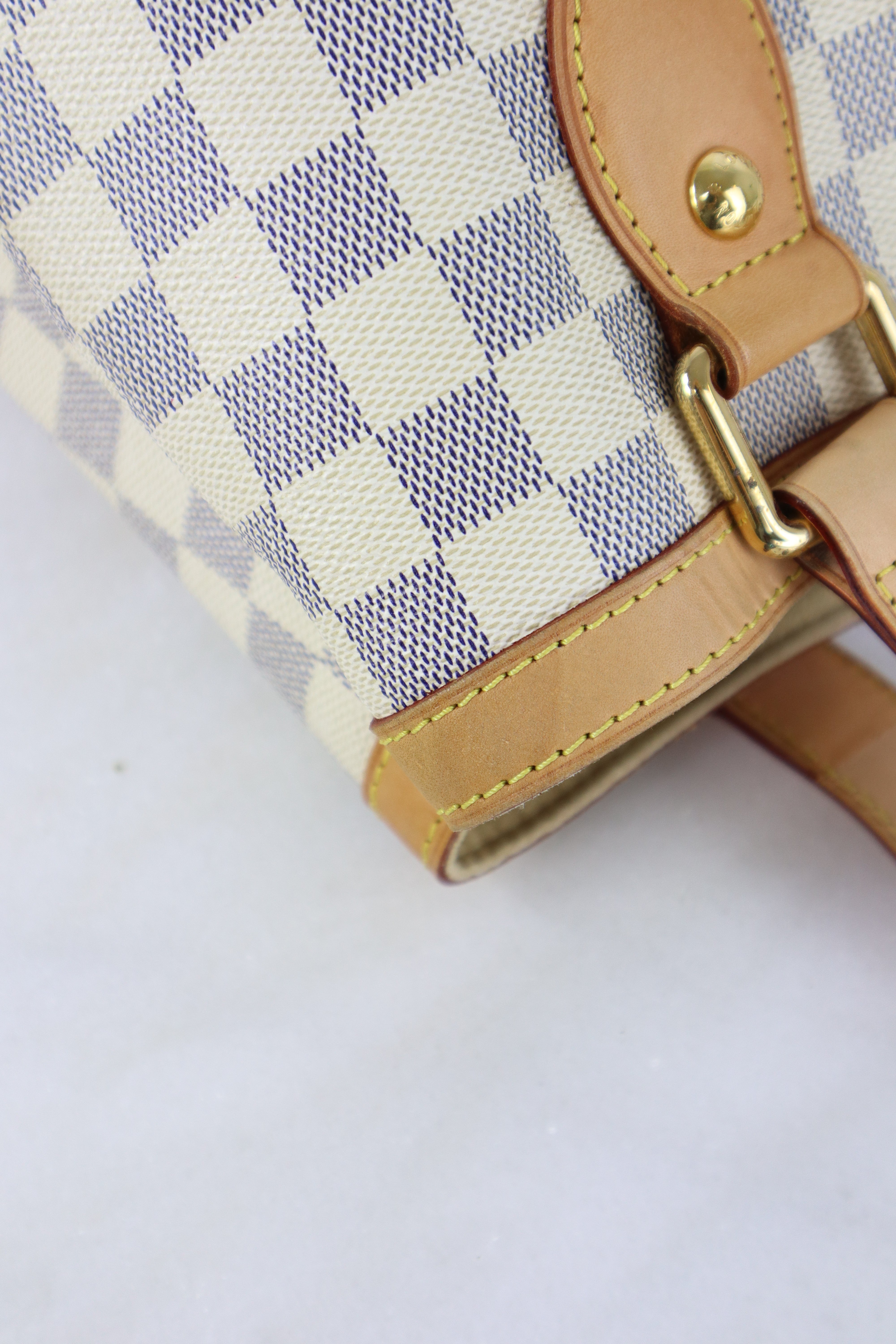 Louis Vuitton Damier Azur Hampstead PM Shoulder Bag