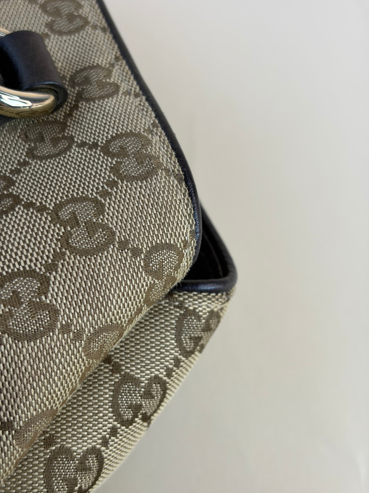 Gucci Bicolor Vintage Web Dressage Shoulder Bag