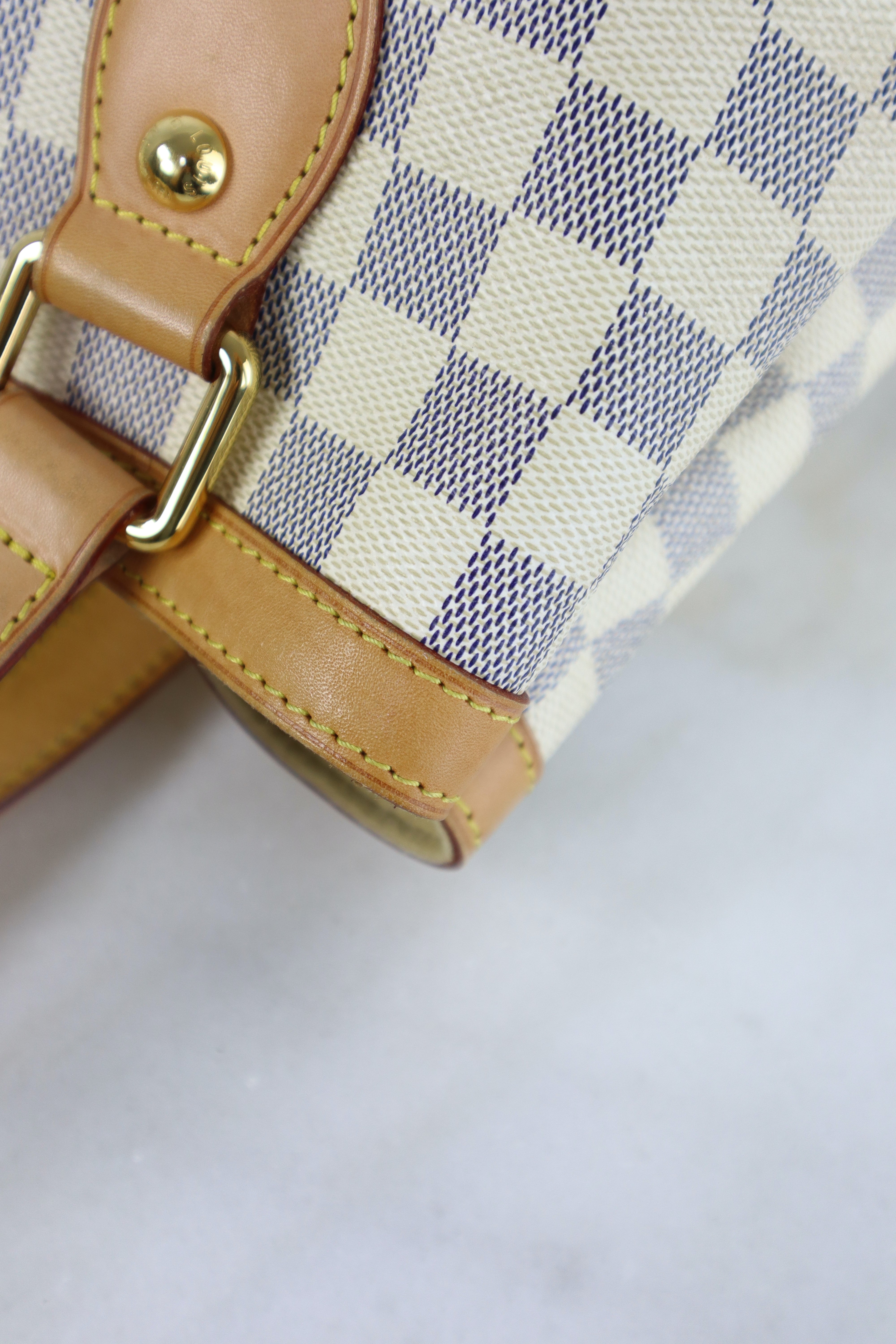 Louis Vuitton Damier Azur Hampstead PM Shoulder Bag